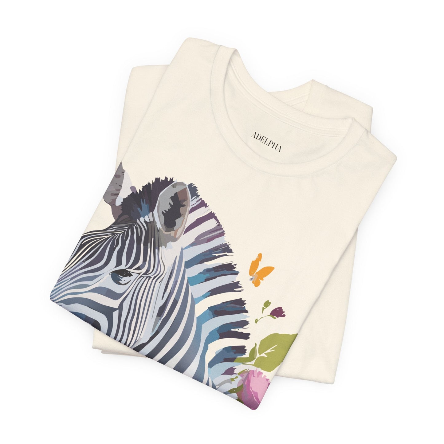 Adelpha Zebra Graphic Tee Unisex Short Sleeve Shirt Vintage Inspired Artwork Limited Edition