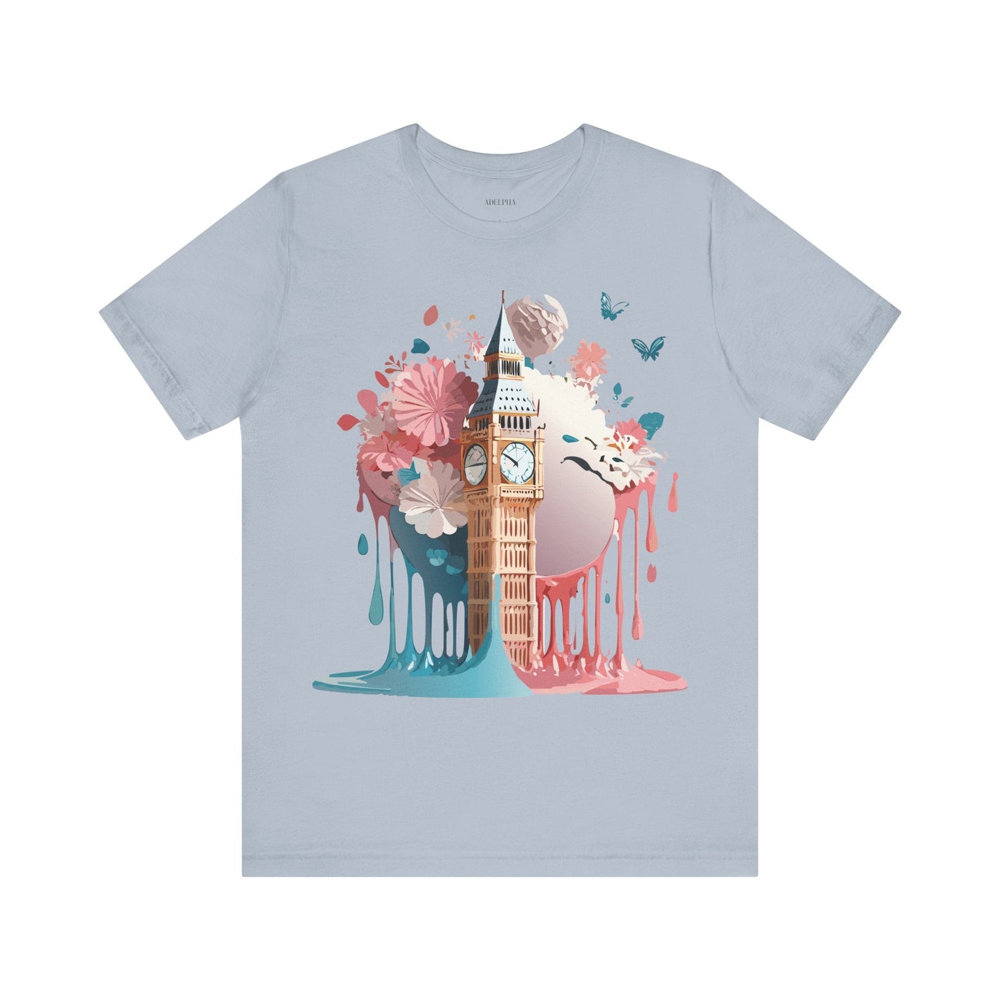 London Tourist Shirt Graphic Tee Unisex Vintage Inspired Artwork By Adelpha Original Collection
