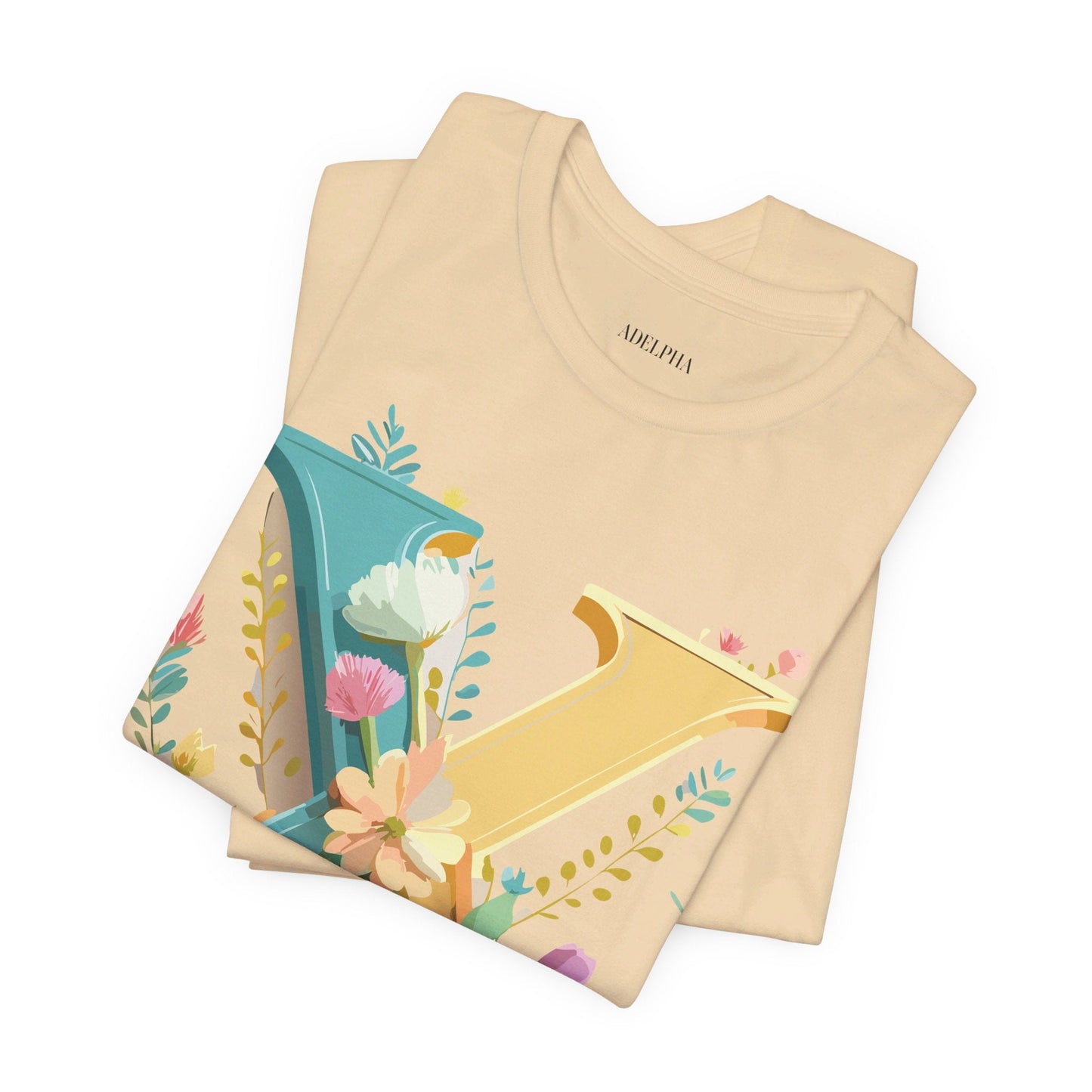 Letter X Shirt Unisex Graphic Tee Premium Vintage Inspired Adelpha Artwork Short Sleeve