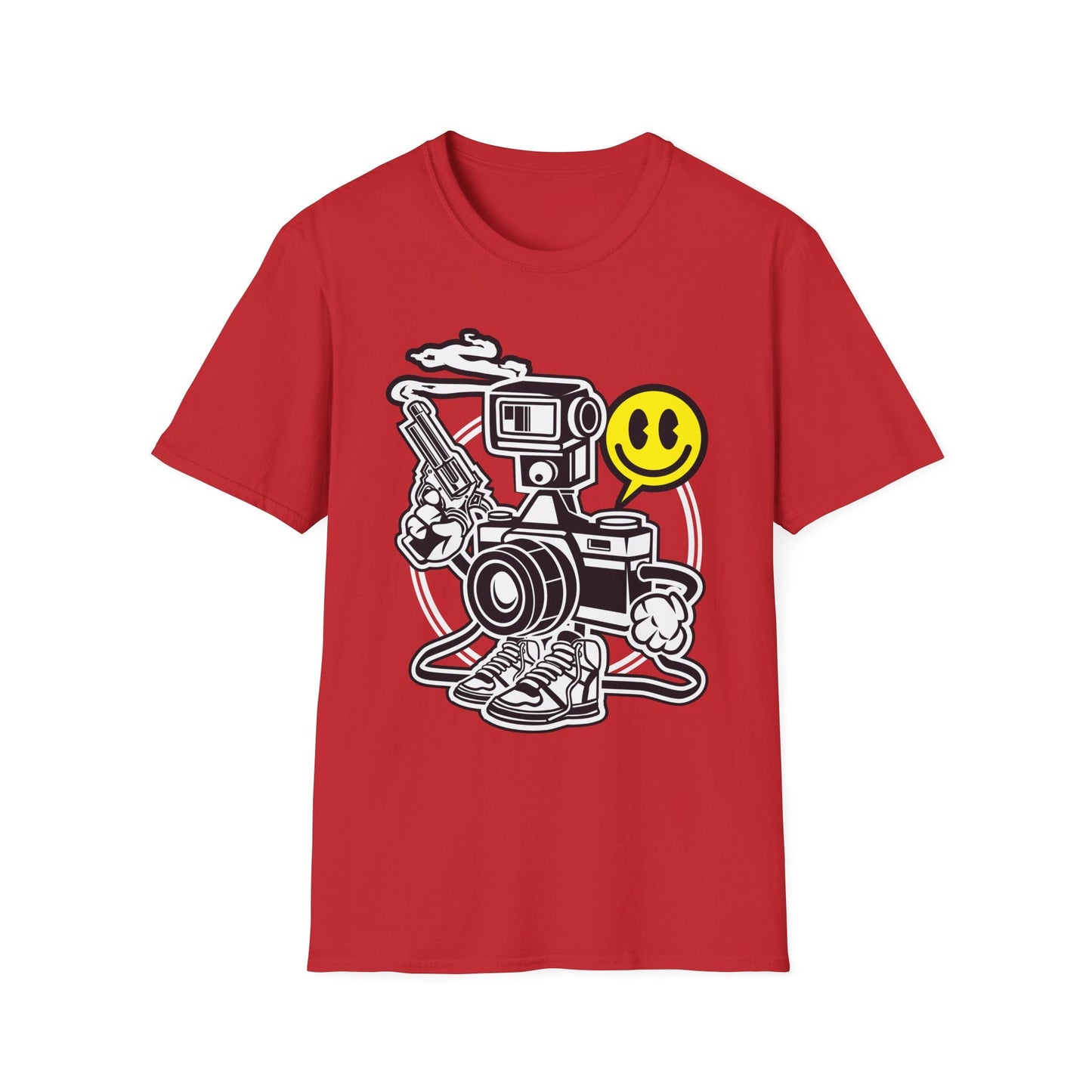 Cartoon T Shirt Animation Graphic Tee Unisex Funny Tee Shirt Gildan Softstyle 64000