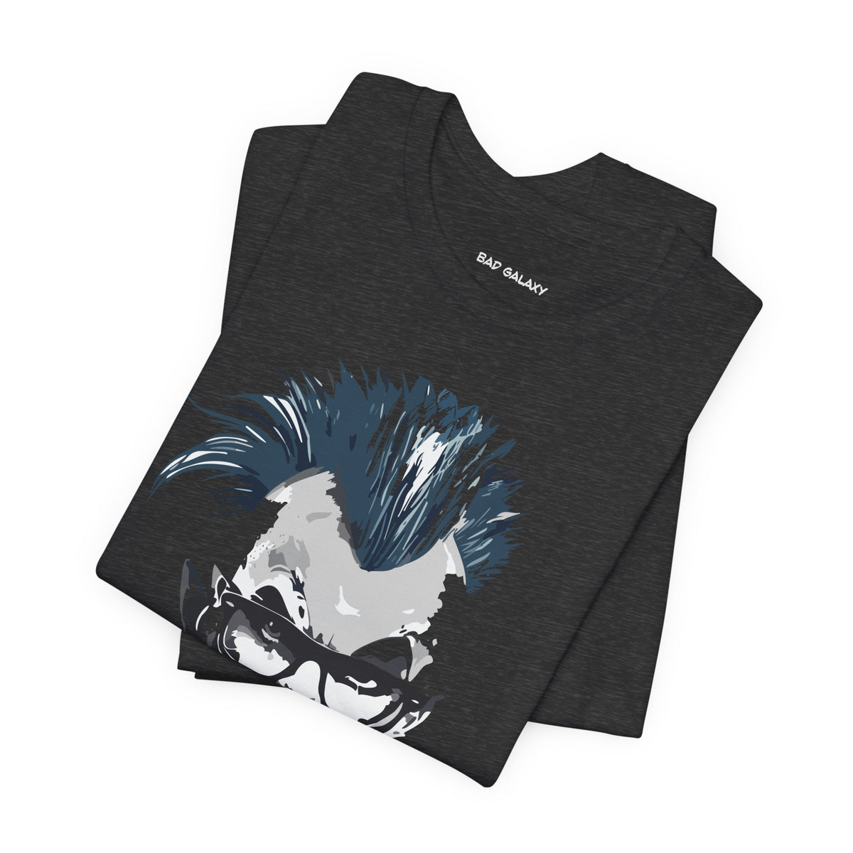 Punk Rock Graphic Unisex Cotton Bella+Canvas Tee with Art Design b38
