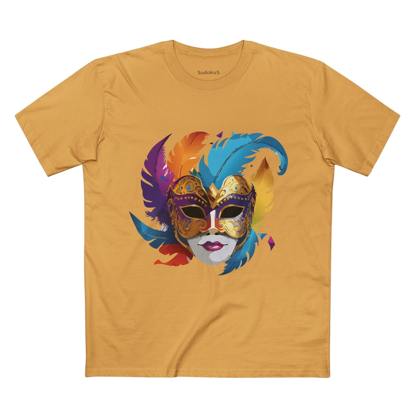 Mask Graphic Unisex 100 Cotton Staple Tee 39