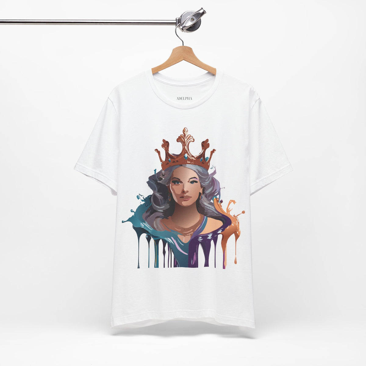 Queen Graphic Unisex Cotton Bella+Canvas Tee with Art Design m184
