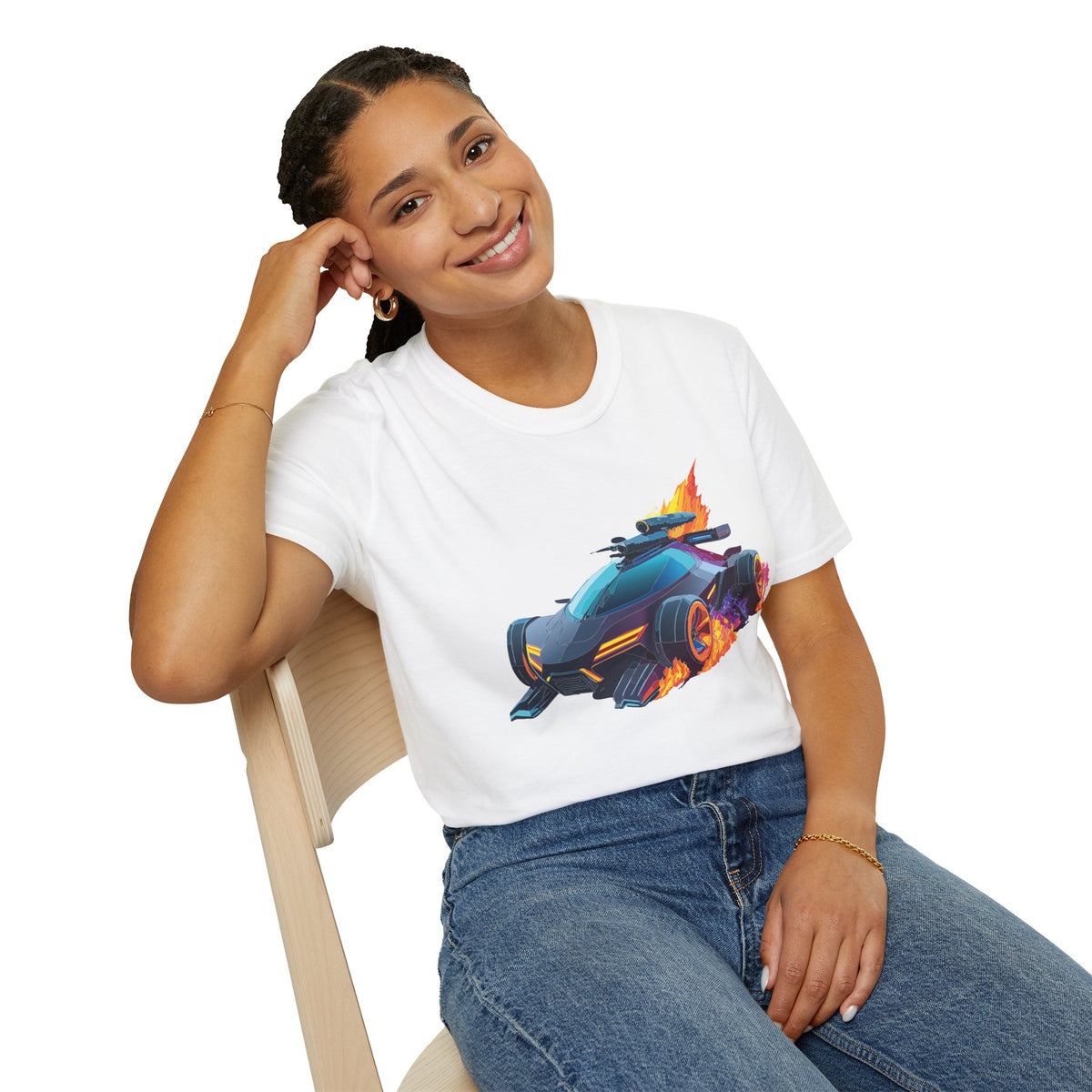 Car Hot Wheels Graphic Tee Gildan Unisex 100 Cotton Tee Shirt h03