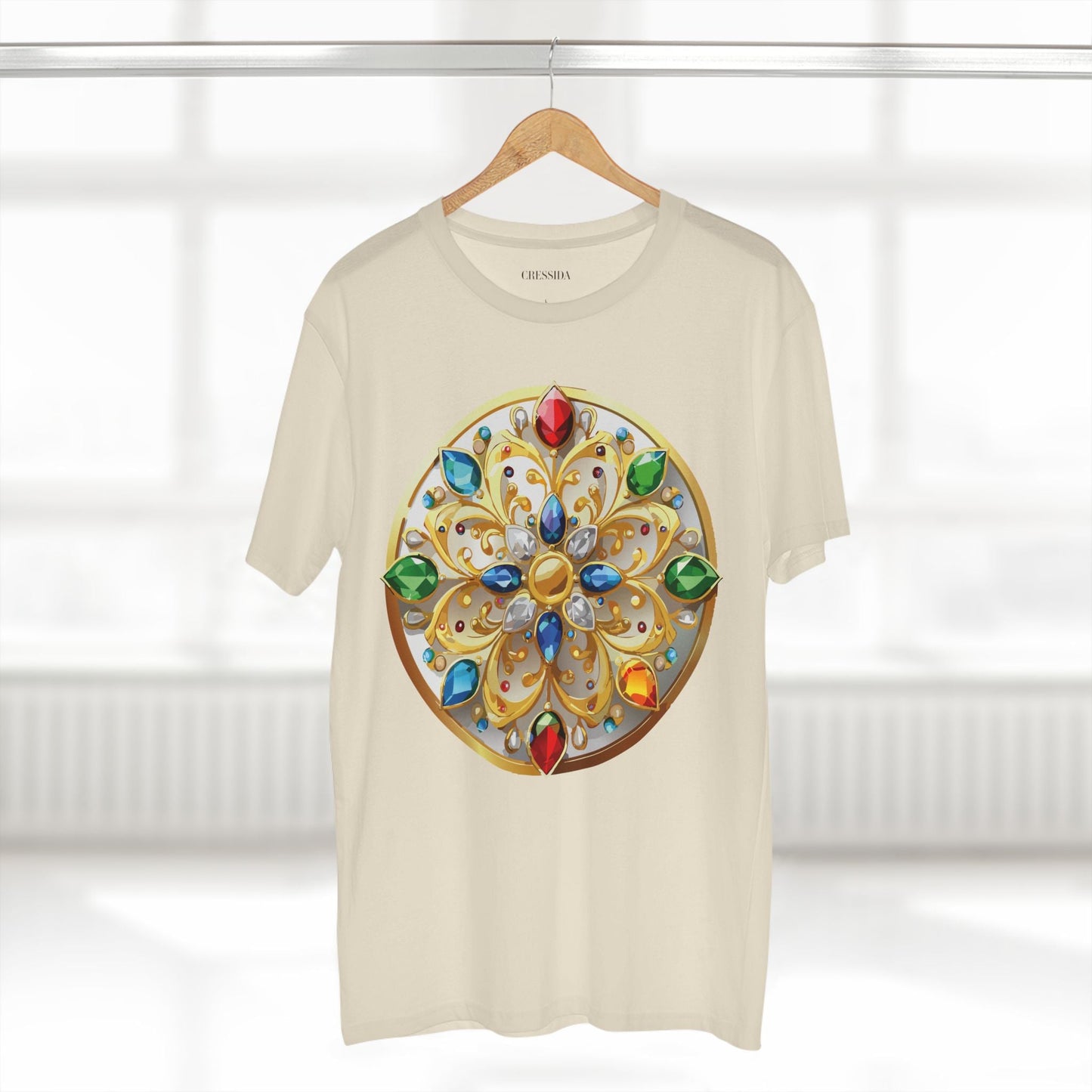 Medallion Graphic T-Shirt Unisex 100 Cotton With Gold Art Design Medal Tee 3