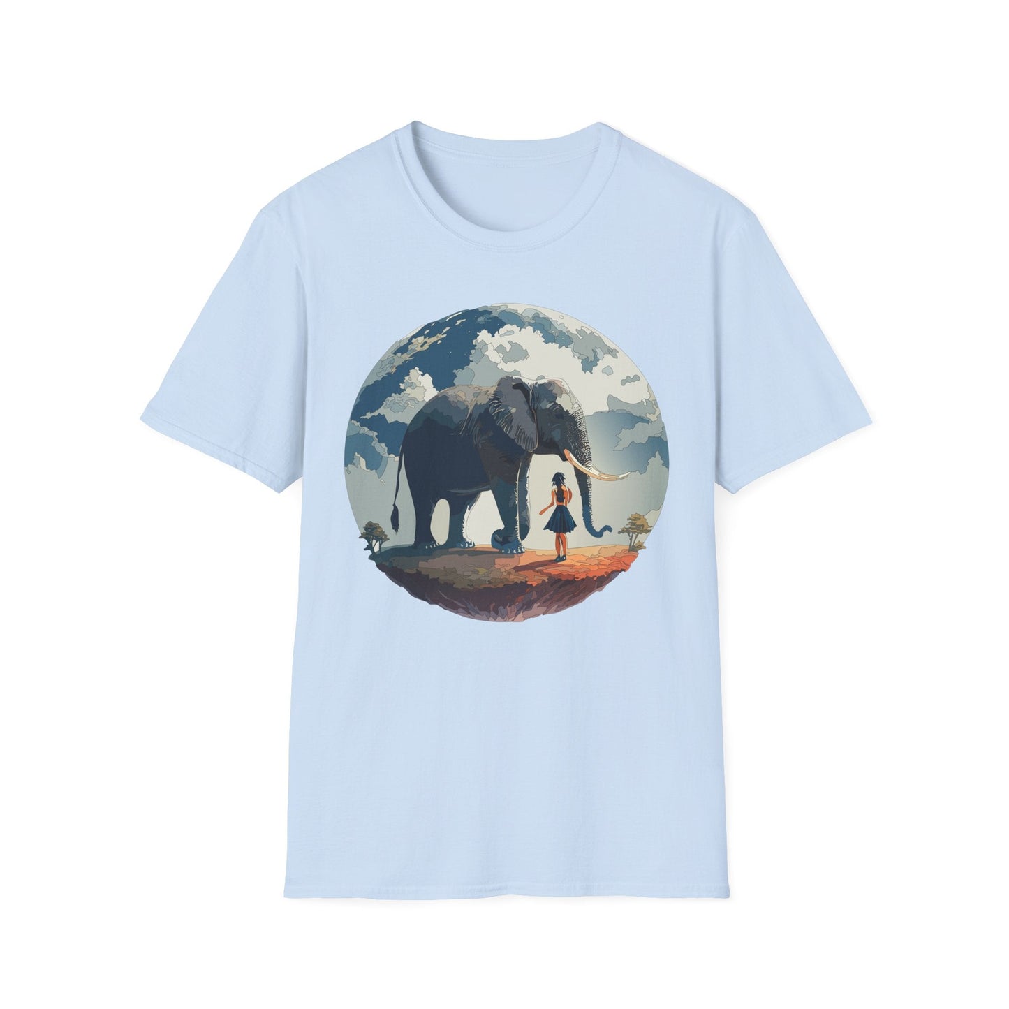 Womens Graphic T Shirt Art Design Tee Softstyle Gildan 64000 100 Percent Ring Spun Cotton