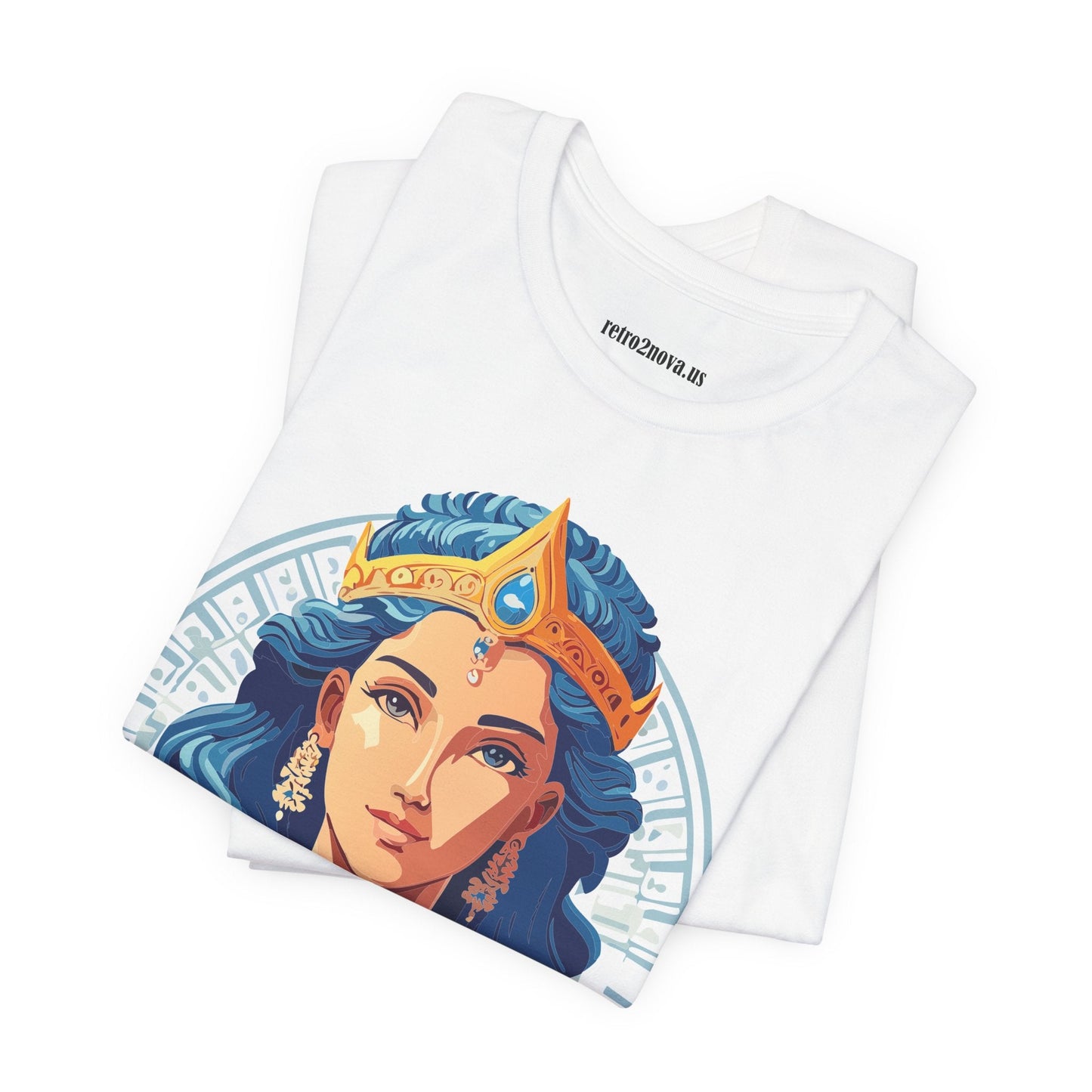 Hera Goddess Shirt Unisex Graphic Cotton Tee With Original Retro2Nova Artwork Soft Vintage Inspired
