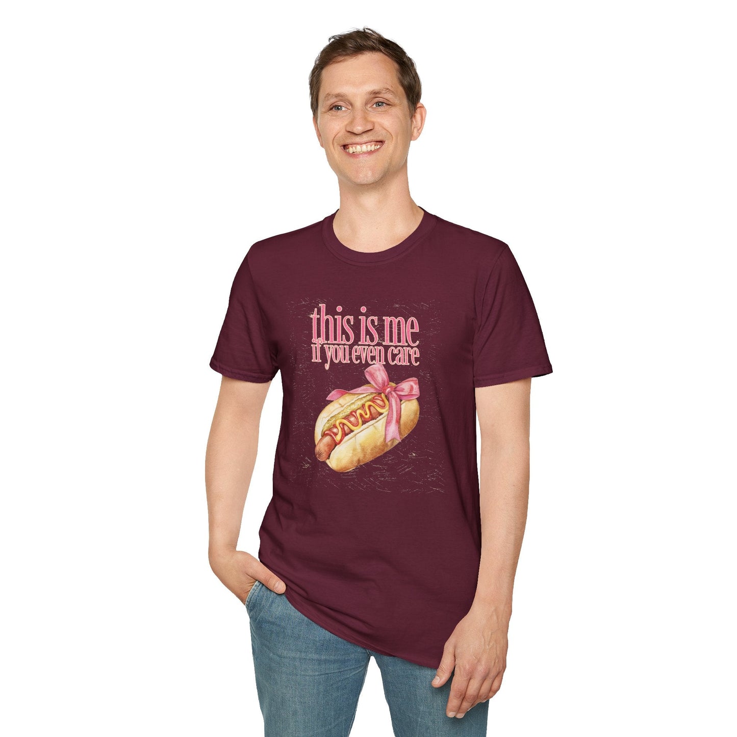 Funny Food T Shirt Unisex Softstyle Tee with Art Design Gildan 64000 100 Percent Ring Spun Cotton Lightweight Comfort