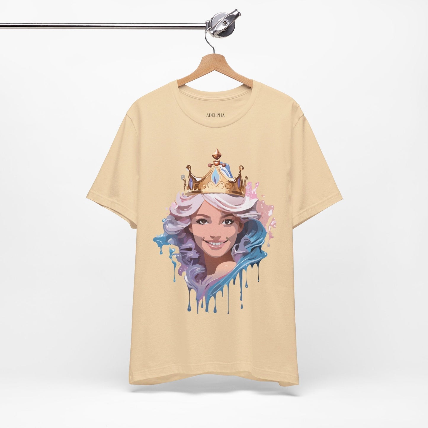 Queen Graphic Tee From Adelpha Vintage Inspired Art Design Unisex Jersey Short Sleeve
