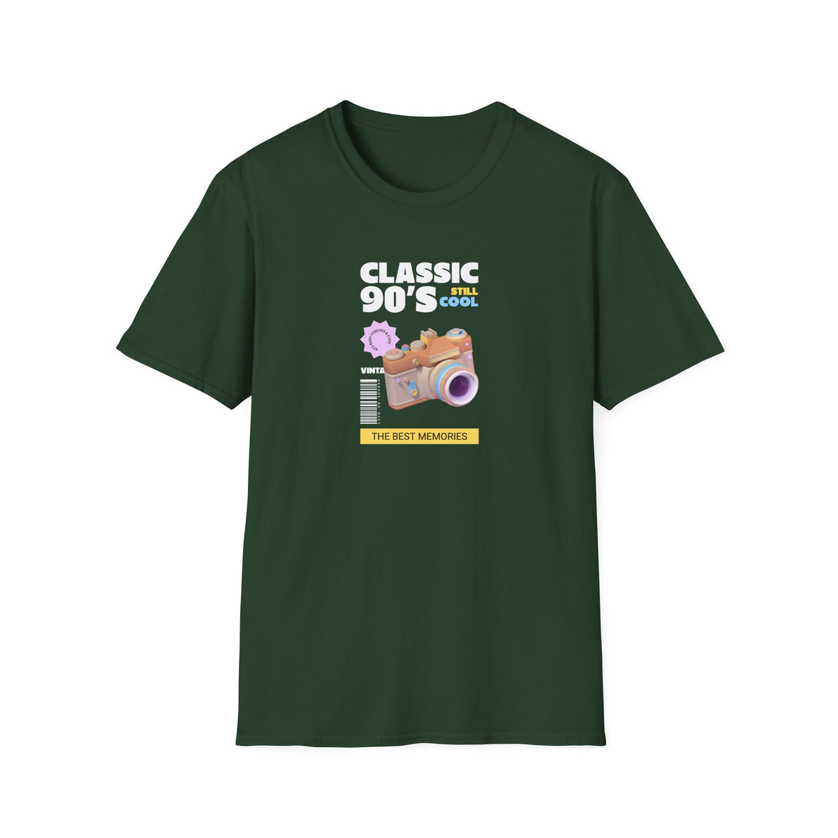 90s Retro Camera Photography Graphic Tee Gildan Unisex 100 Cotton Tee Shirt d201