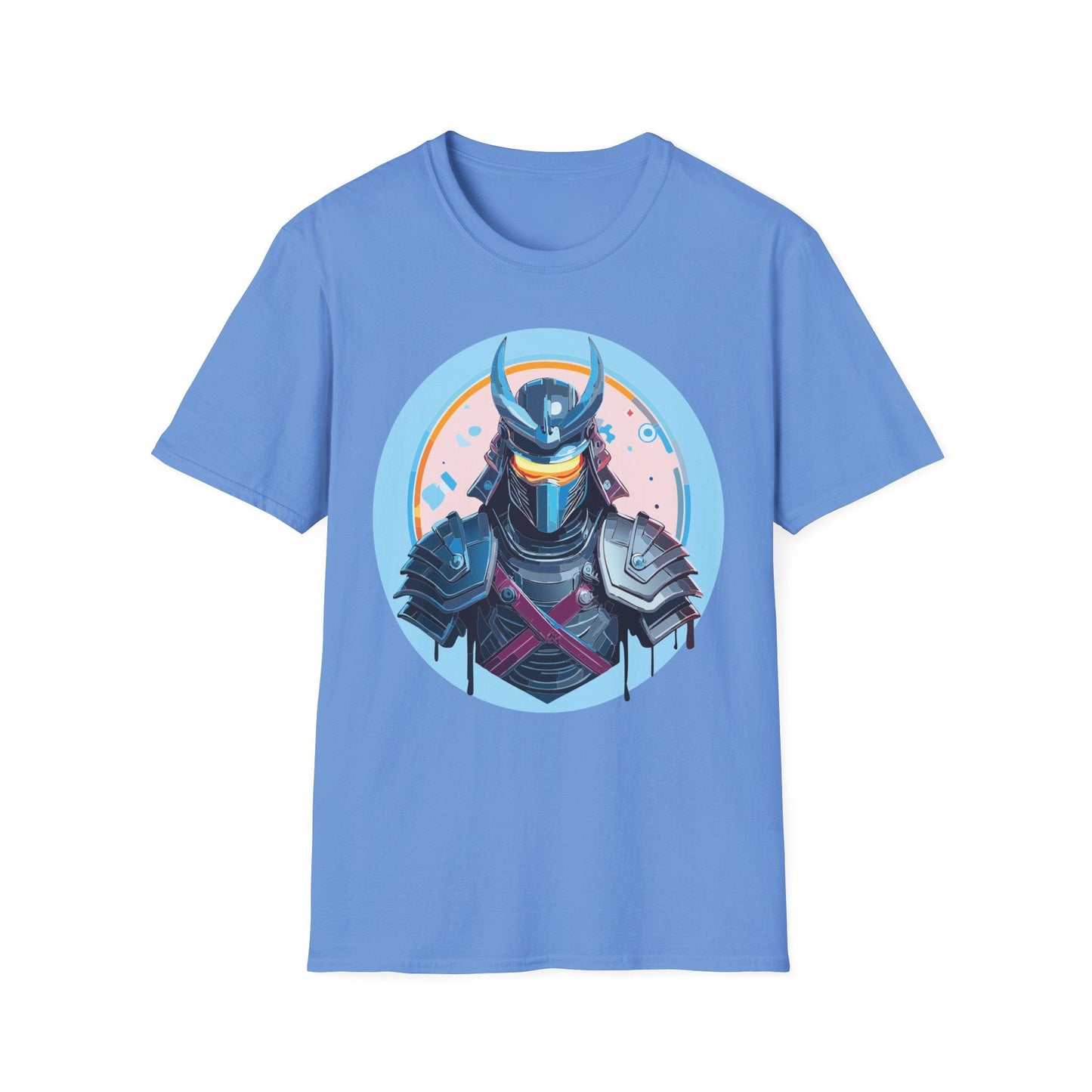 Samurai T Shirt Unisex Softstyle 64000 Tee Lightweight Comfortable 100 Percent Ring Spun Cotton