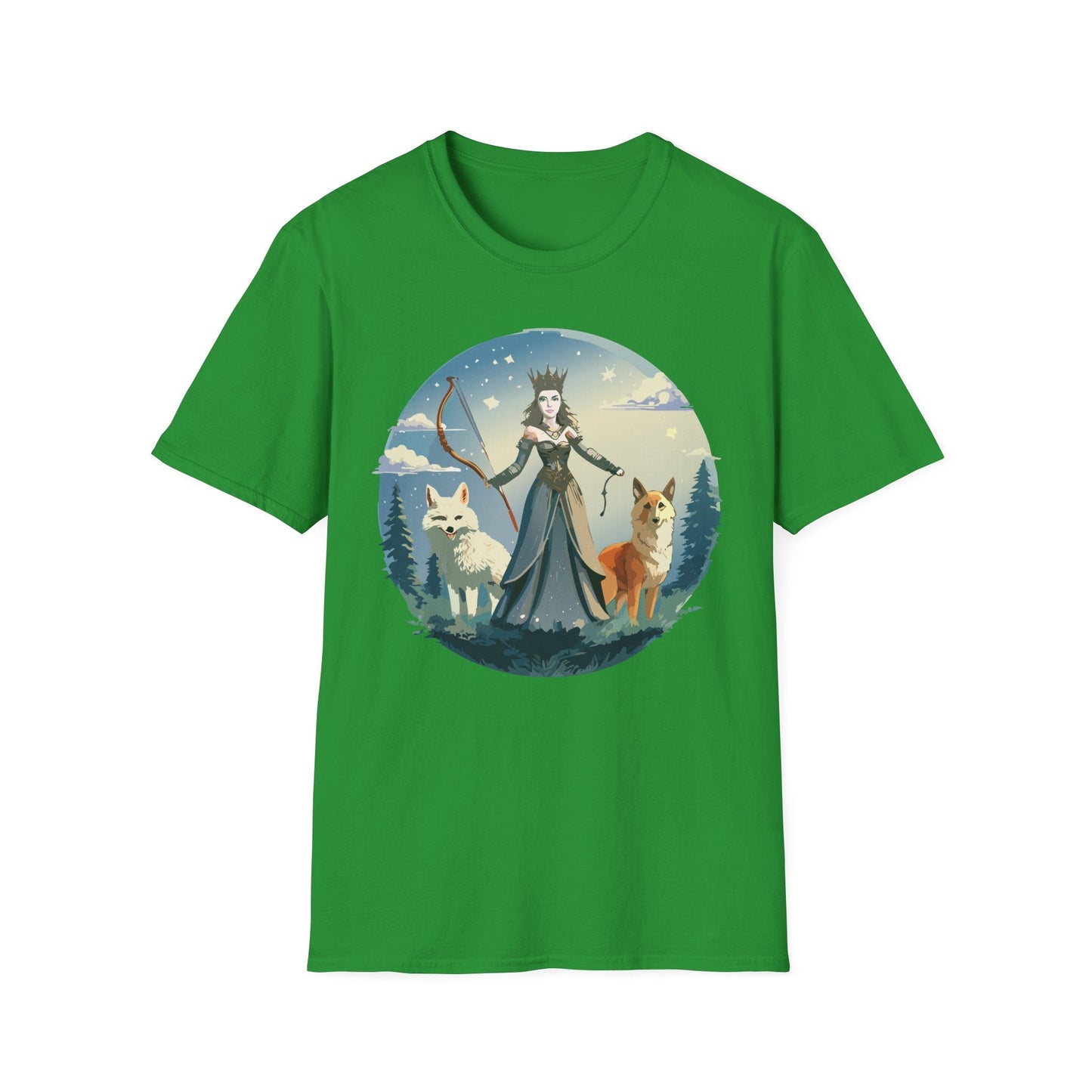 Women Graphic T Shirt Art Design Tee Unisex Softstyle Cotton Gildan 64000 Premium Comfort