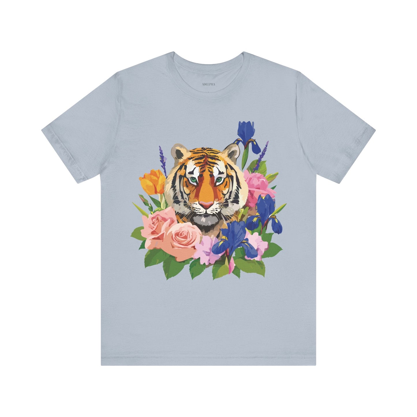 Tiger Graphic Unisex 100 Cotton Vintage Art with Animal Tee 8