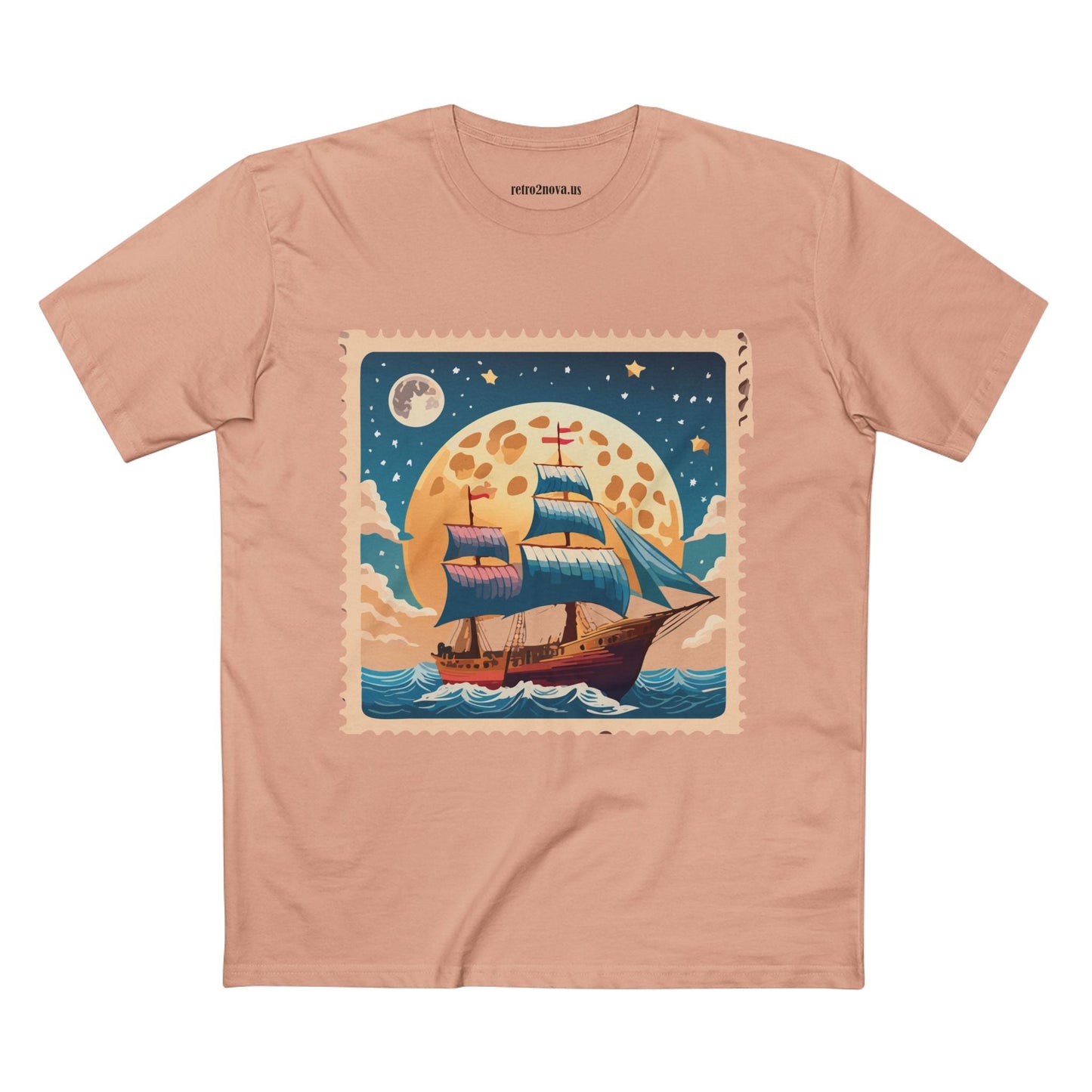 Stamp Shirt Postage Stamp Tee Unisex Premium Cotton with Original Art Design Retro2Nova