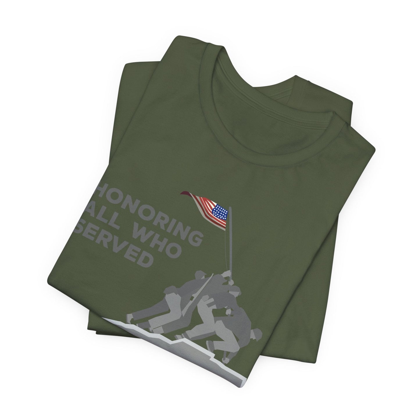 Army Veteran Patriotic Graphic Design Unisex Cotton T-Shirt v52
