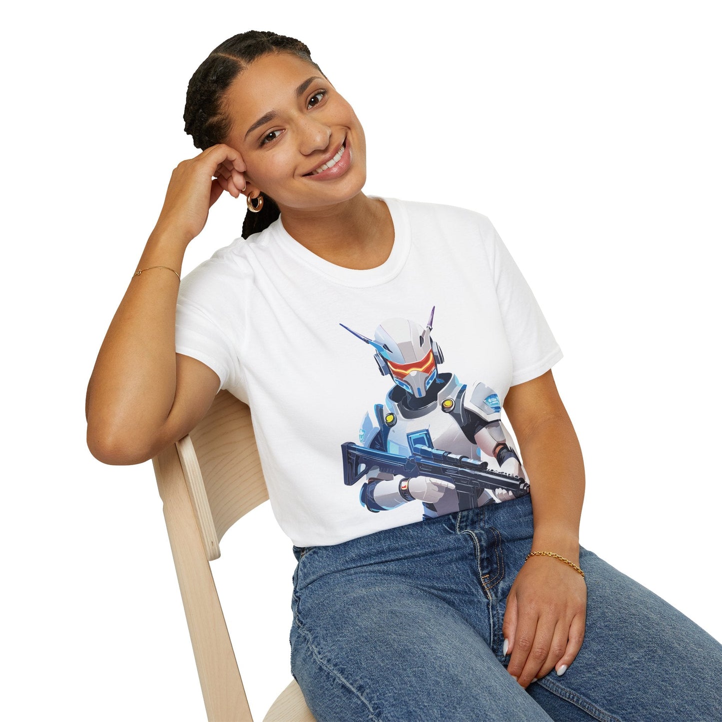 Robocop Shirt Unisex T Shirt With Robocop Artwork Gildan Softstyle 64000 Cotton Tee