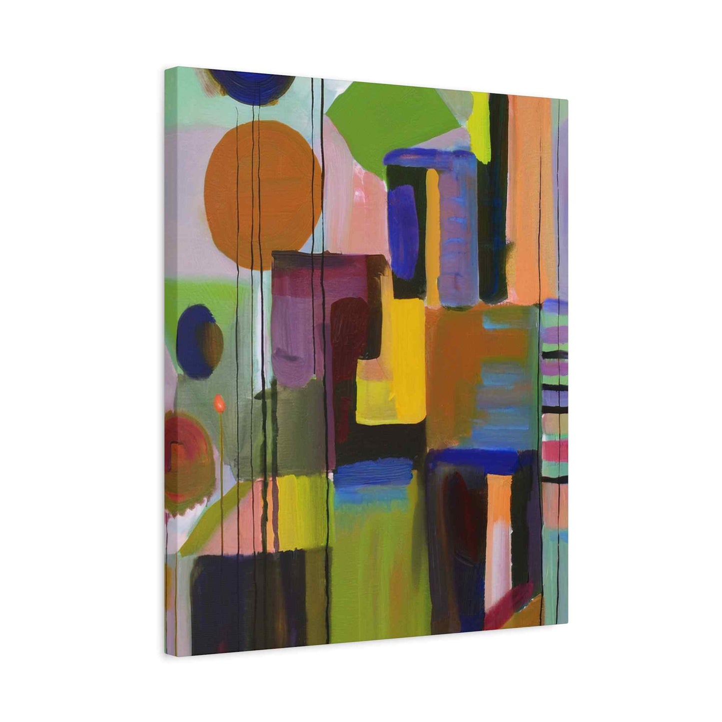 Abstract Painting Print Canvas 20x24,20x30,24x30, 24x32,24x36,30x40, 32x48,36x48,40x60 Pine-Wood Inner Frame ABS-3