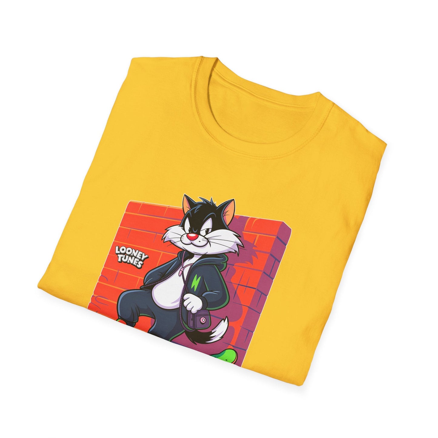 Cartoon T Shirt With Animation Design Unisex Softstyle Graphic Tee Funny Animals