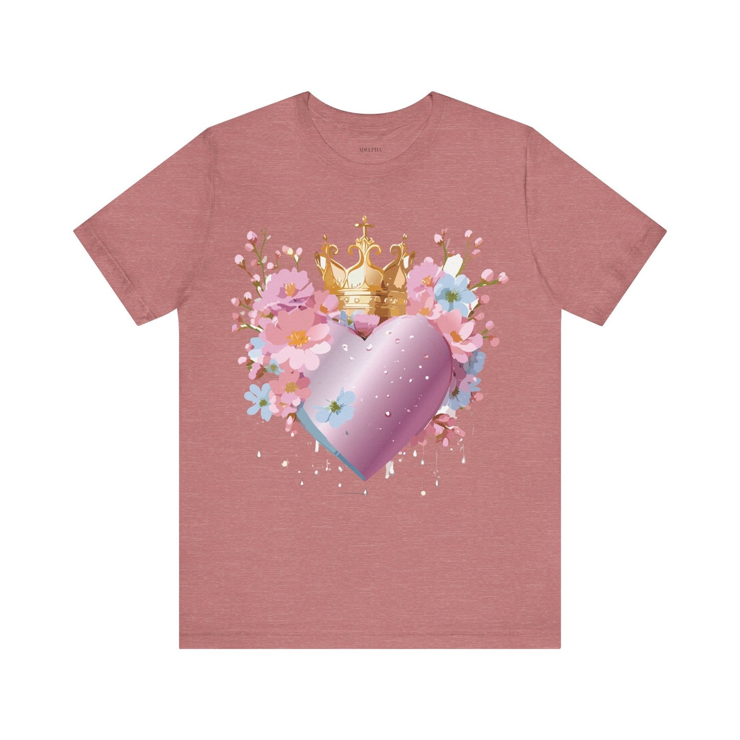 Valentine Graphic Tee Unisex Jersey Short Sleeve By Adelpha Vintage Inspired Artwork