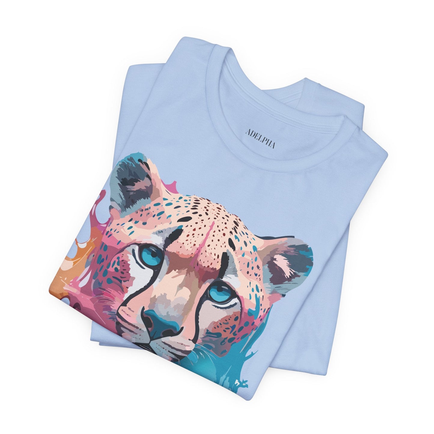 Cheetah Graphic Tee Unisex Jersey Short Sleeve Vintage Inspired Artwork Adelpha