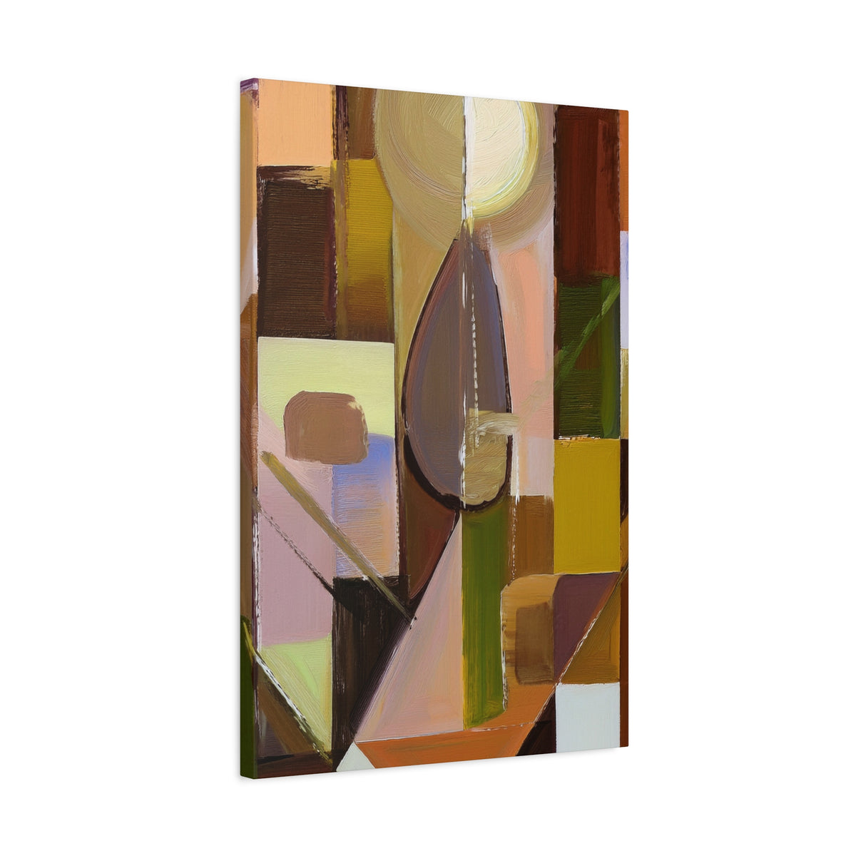 Abstract Geometric Painting Print Canvas 20x24,20x30,24x30 24x32,24x36,30x40 32x48,36x48,40x60 Pine-Wood Inner Frame ABS-55