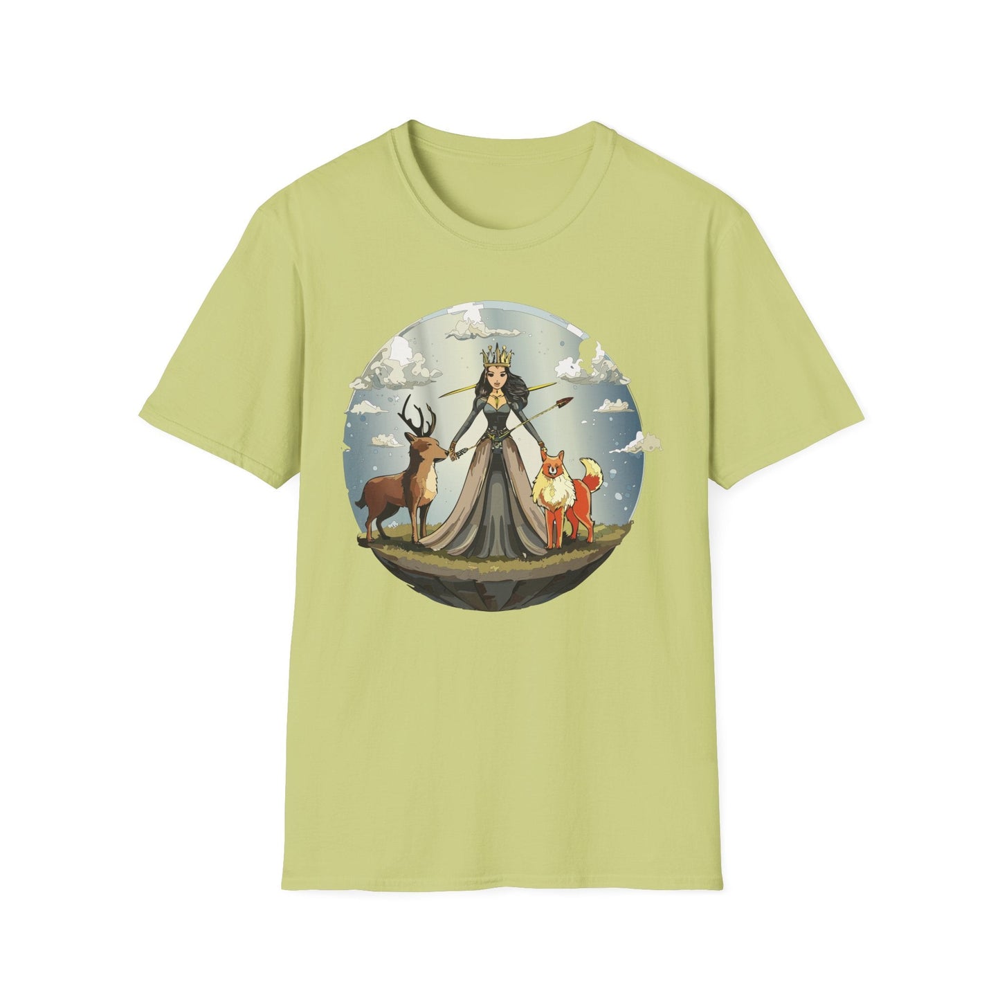 Womens Graphic T Shirt Art Design Tee Softstyle Gildan 64000 Cotton Comfort Fit Casual Wear