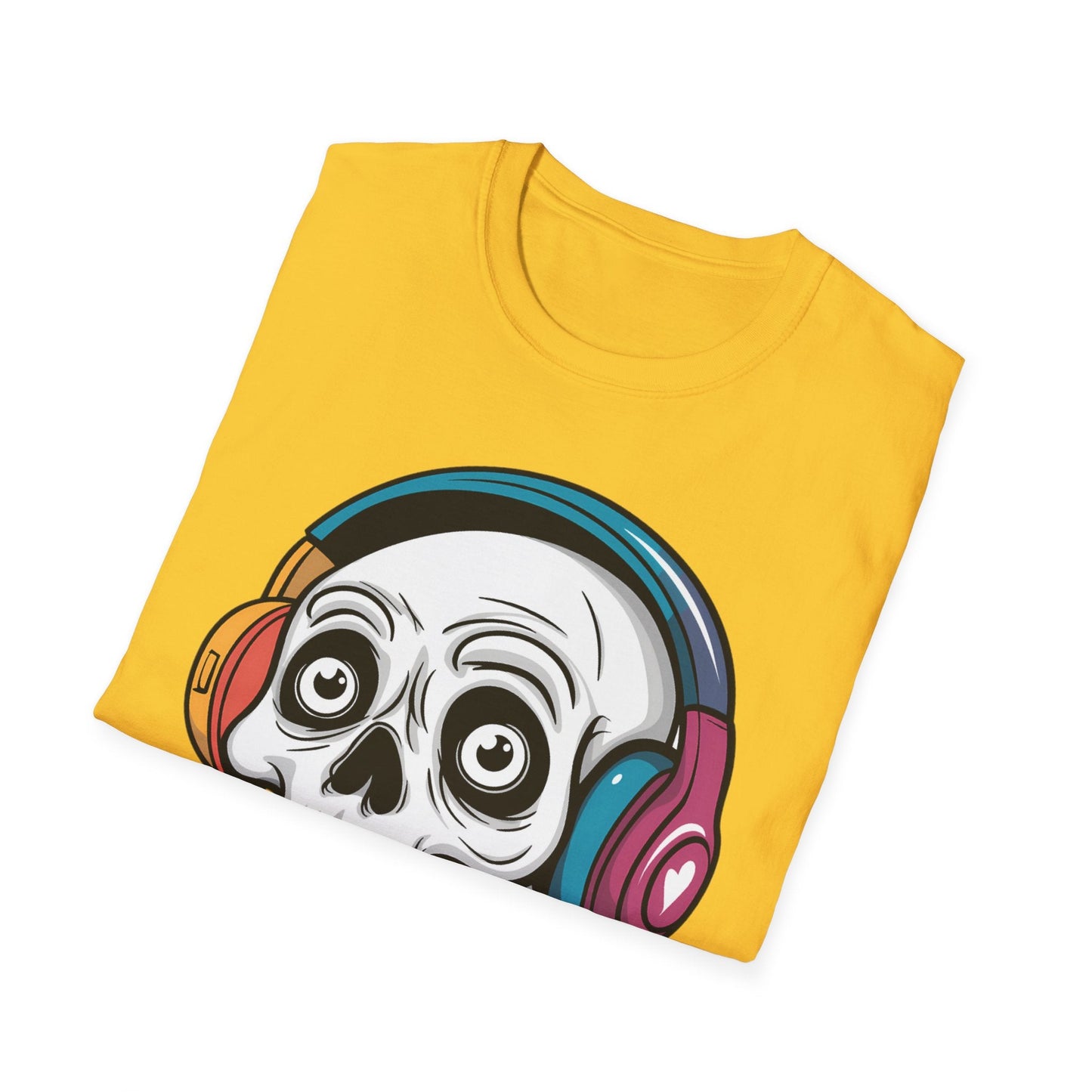 Skull Tee Shirt Unisex Skeleton Shirt With Skull Artwork Gildan Softstyle Cotton Tee