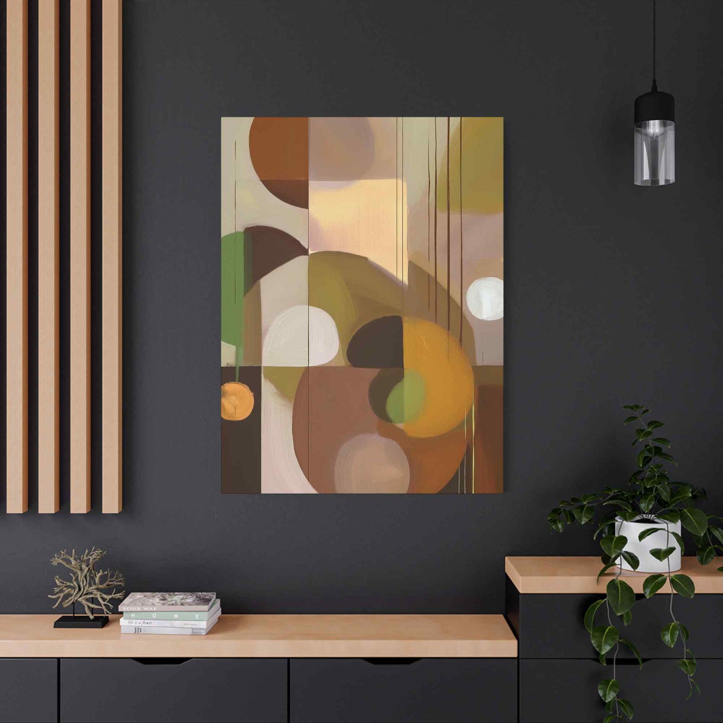 Abstract Geometric Painting Print Canvas 20x24,20x30,24x30 24x32,24x36,30x40 32x48,36x48,40x60 Pine-Wood Inner Frame ABS-54