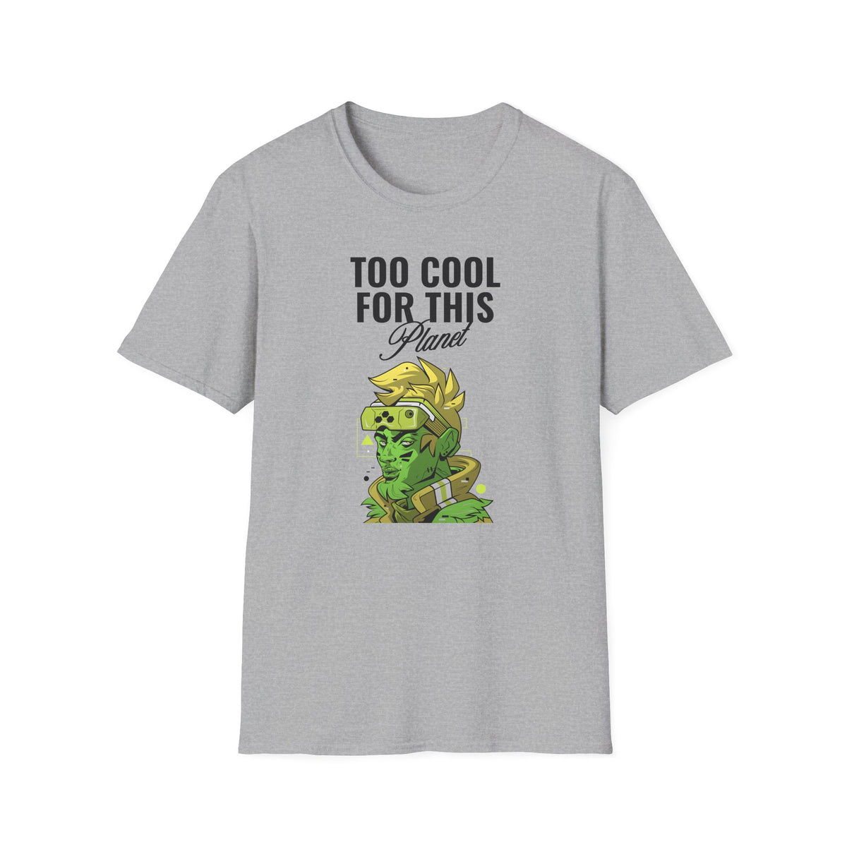 Funny UFO Aliens Graphic Tee Gildan Unisex 100 Cotton Tee Shirt - 20
