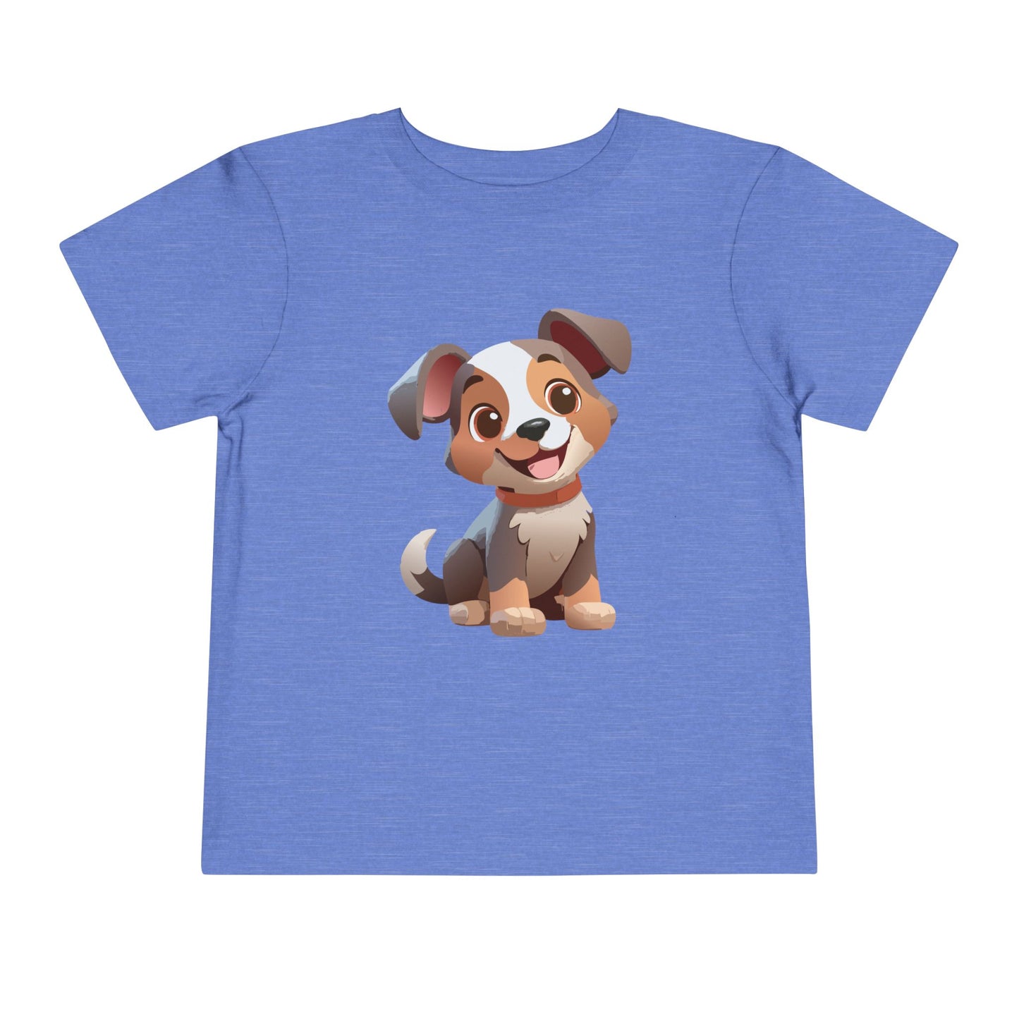 Bonita camiseta de manga corta para niños pequeños con diseño de cachorro: regalo adorable para amantes de las mascotas (2 a 5 años)