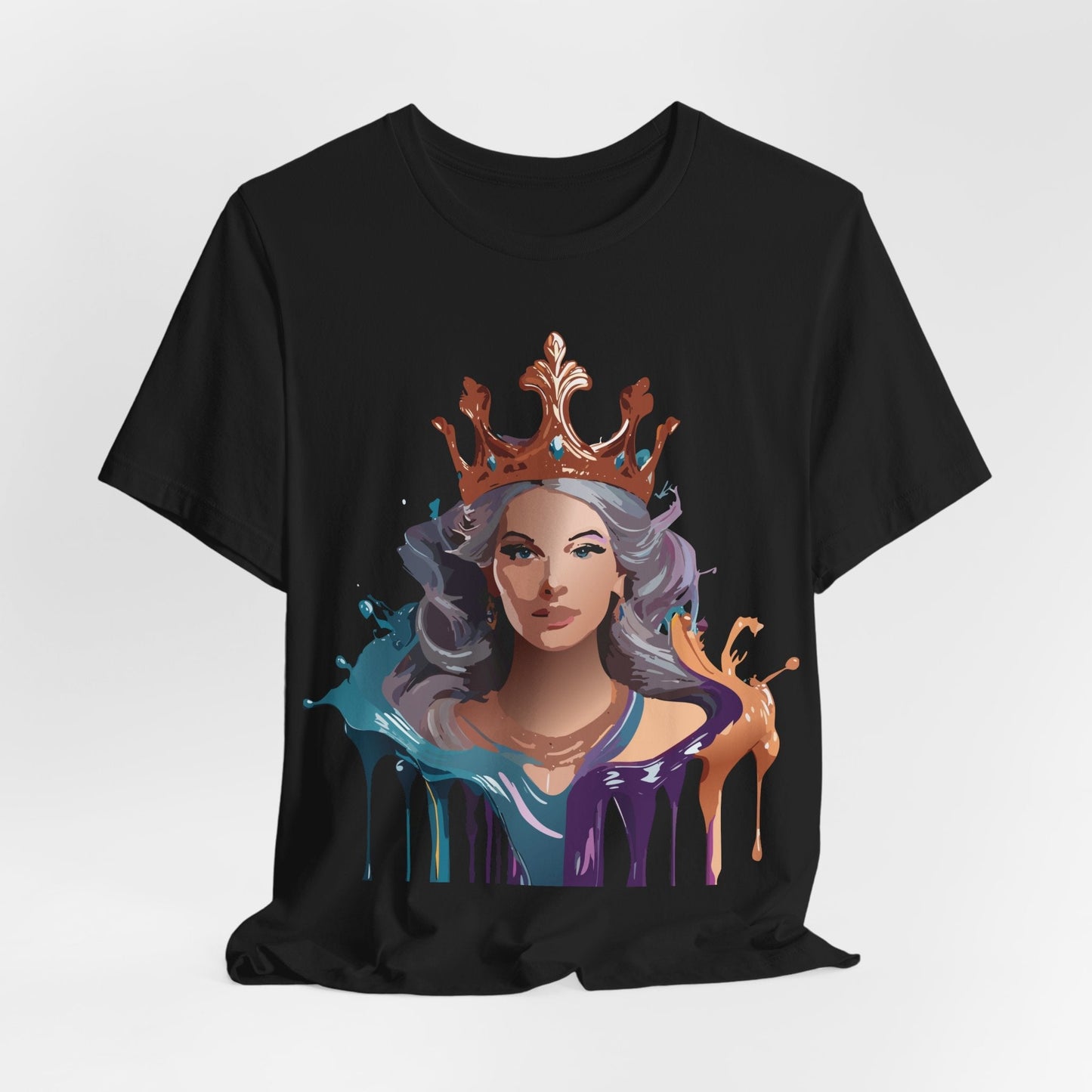 Queen Graphic Tee By Adelpha Art Design Unisex Short Sleeve Vintage Inspired Shirt