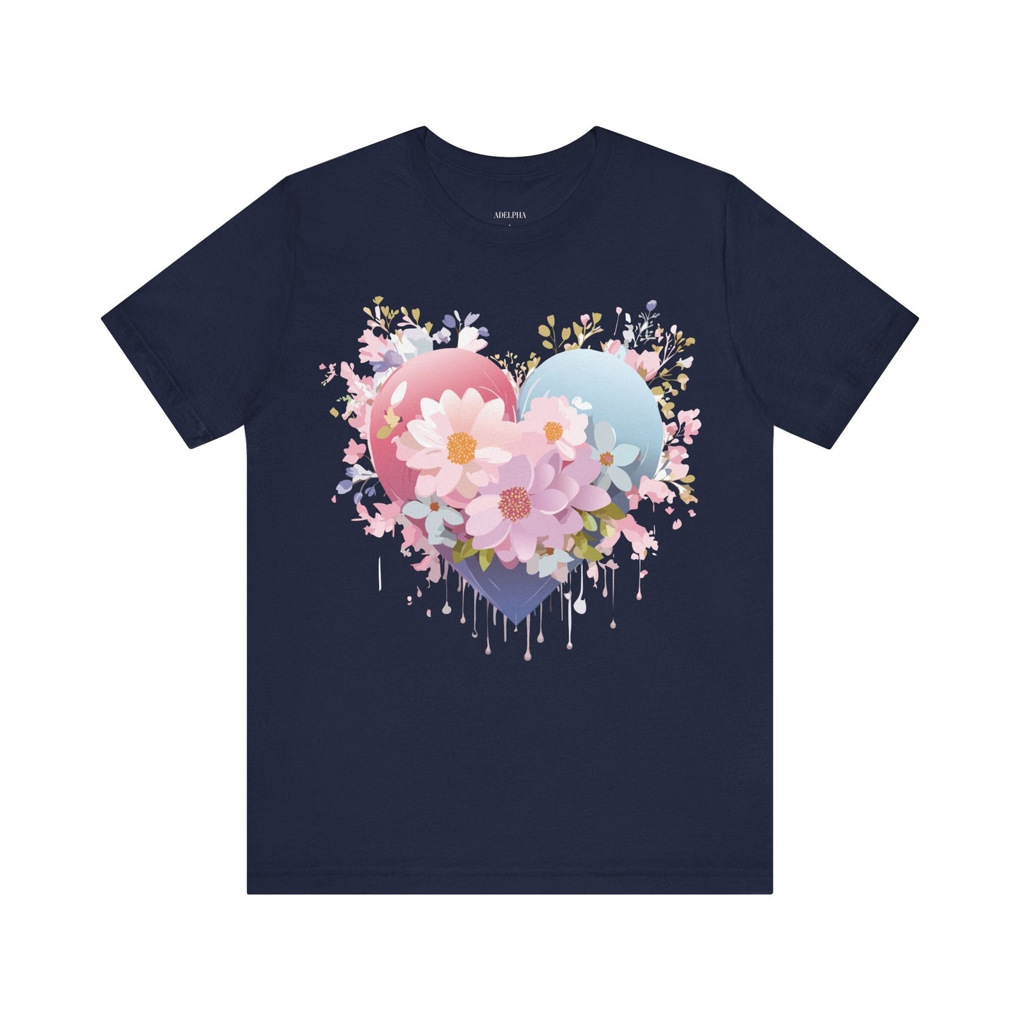 Valentine Graphic Tee Unisex Short Sleeve Vintage Inspired Artwork From Adelpha Premium Design
