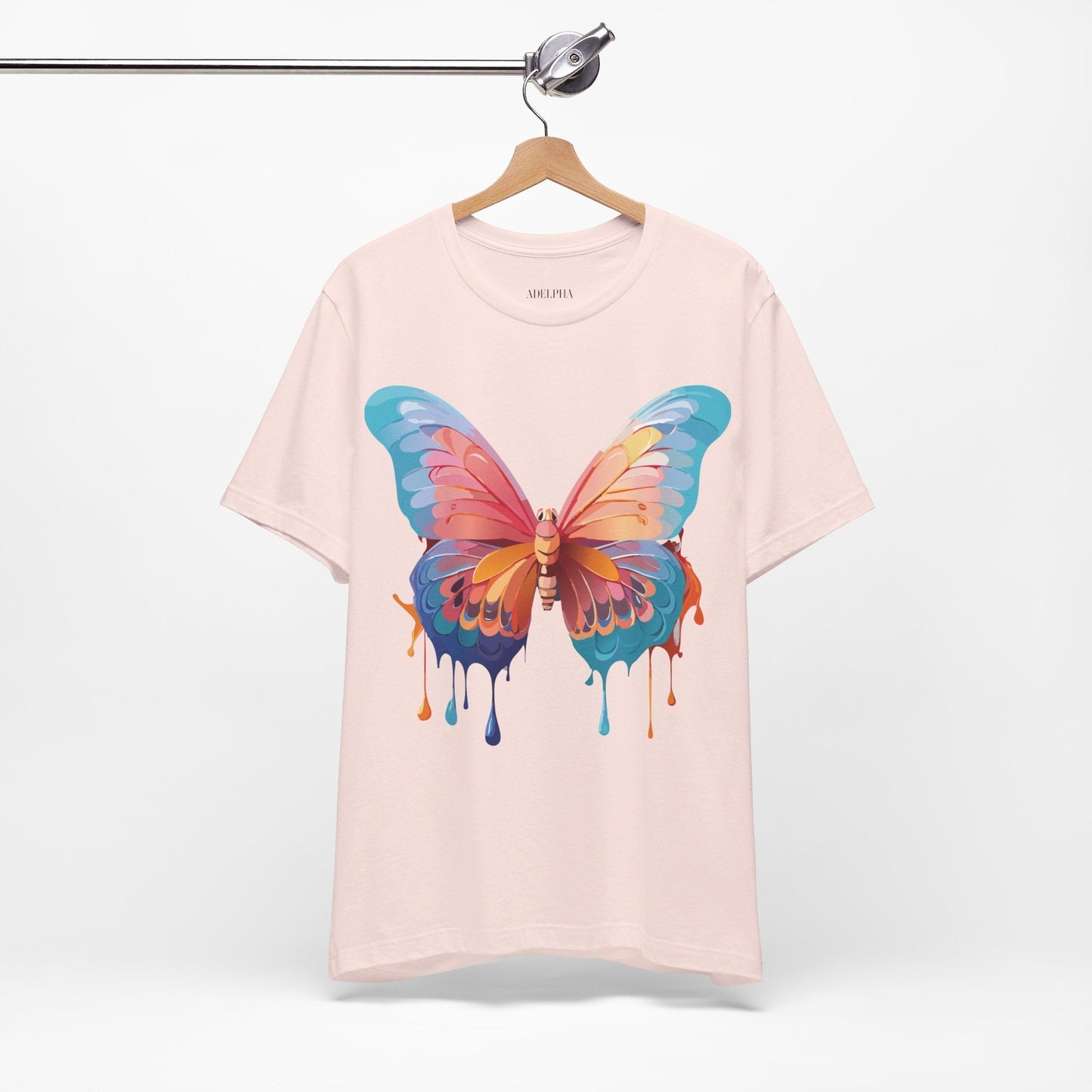Butterfly Graphic Tee By Adelpha Unisex Short Sleeve Jersey Shirt