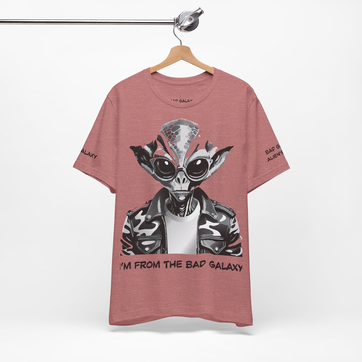 Alien Tee Shirt From Bad Galaxy Made To Order 100 Percent Cotton Eco Friendly Inks