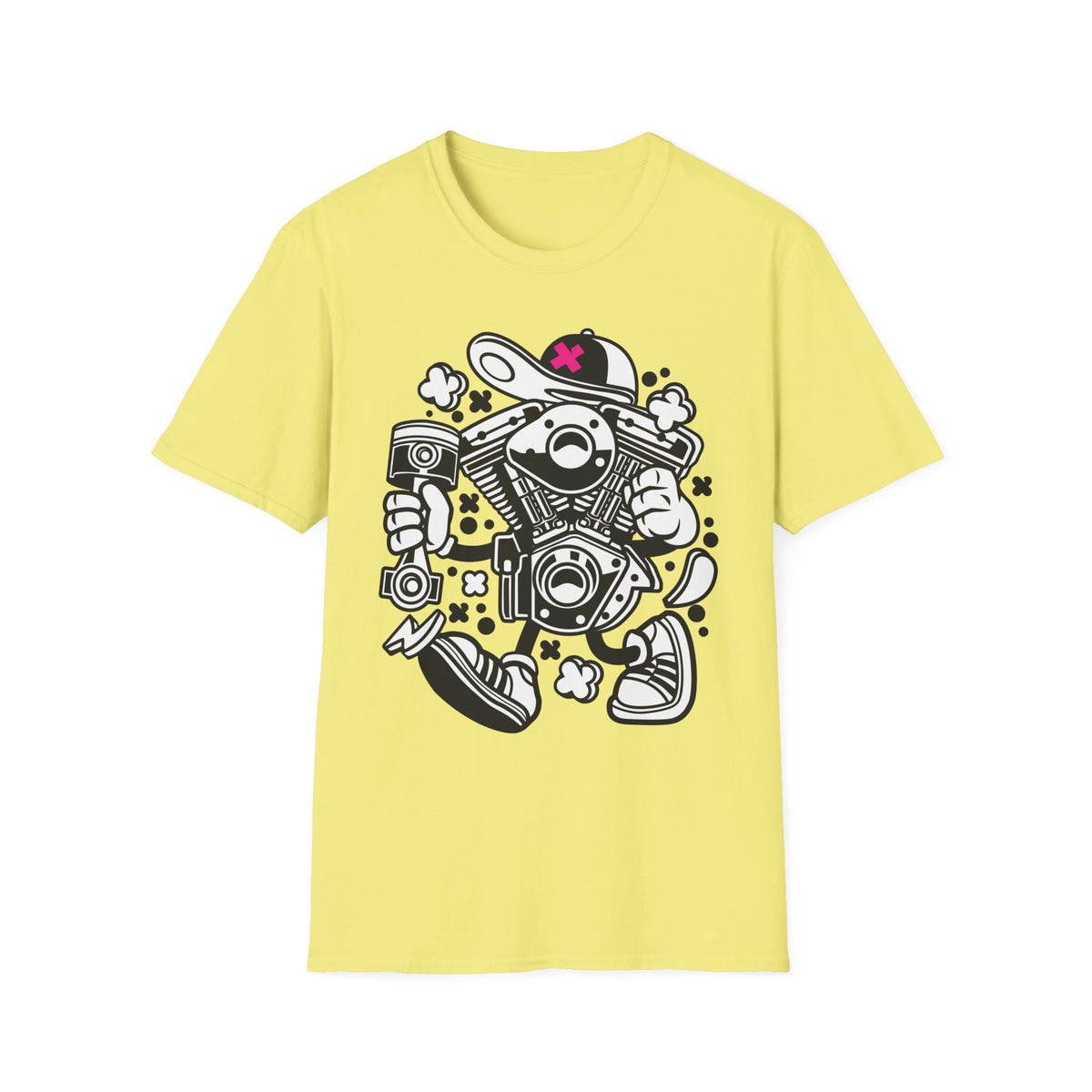 Funny Cartoon Animation Graphic Unixes Gildan Cotton Tee Shirt 706
