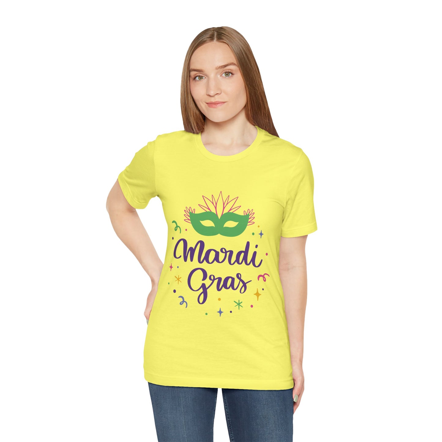 Unisex Cotton Tee Shirt for Mardi Gras