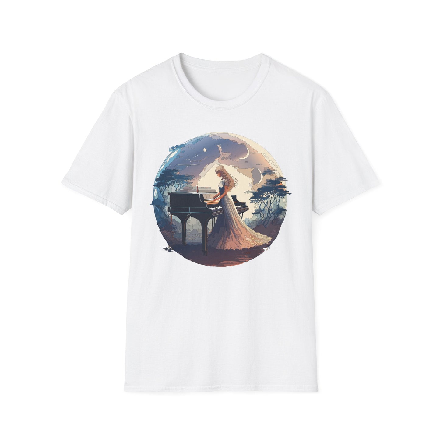 Womens Graphic T Shirts Art Design Shirt Unisex Softstyle Gildan 64000 Short Sleeve