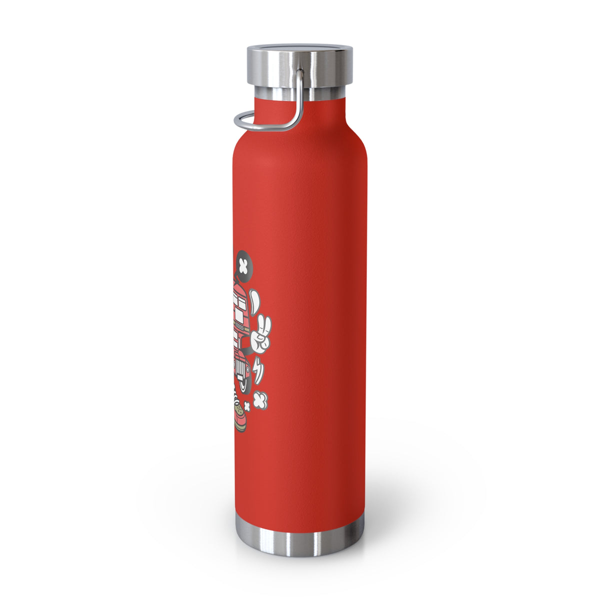 22oz Copper Insulated Water Bottle with Cartoon Design - CV27