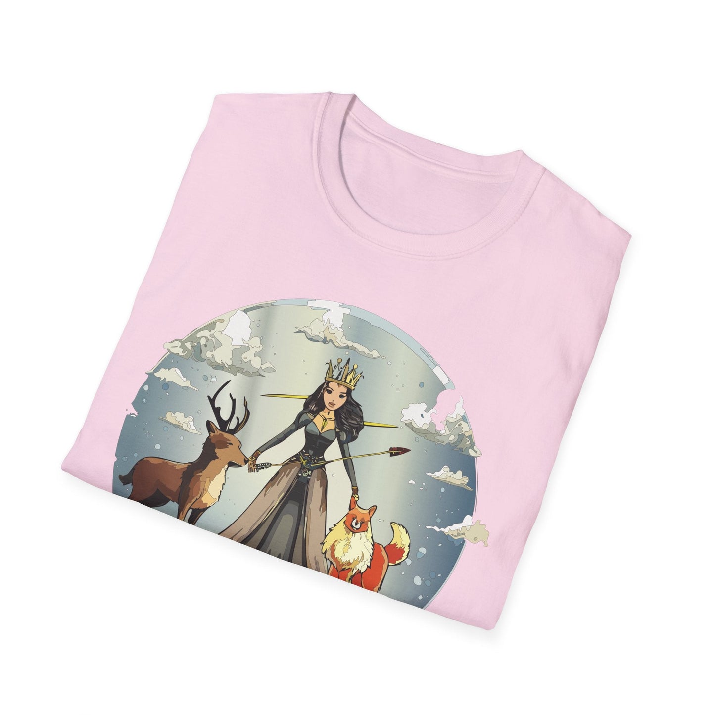 Womens Graphic T Shirt Art Design Tee Softstyle Gildan 64000 Cotton Comfort Fit Casual Wear