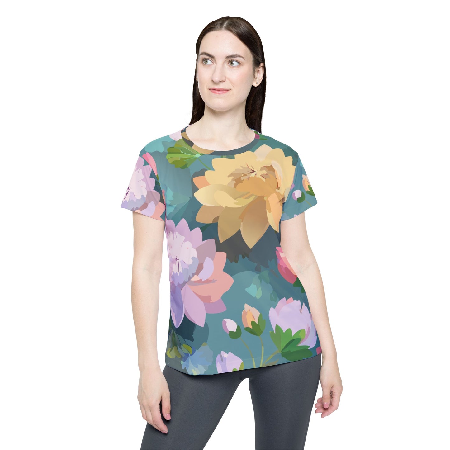 Floral Print Shirt, Shirt with Flowers