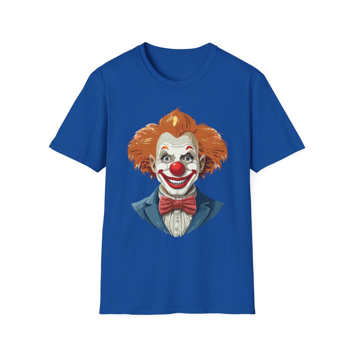 Clown Shirt Unisex Funny Man Circus Tee Softstyle Gildan 64000 Short Sleeve Shirt Premium