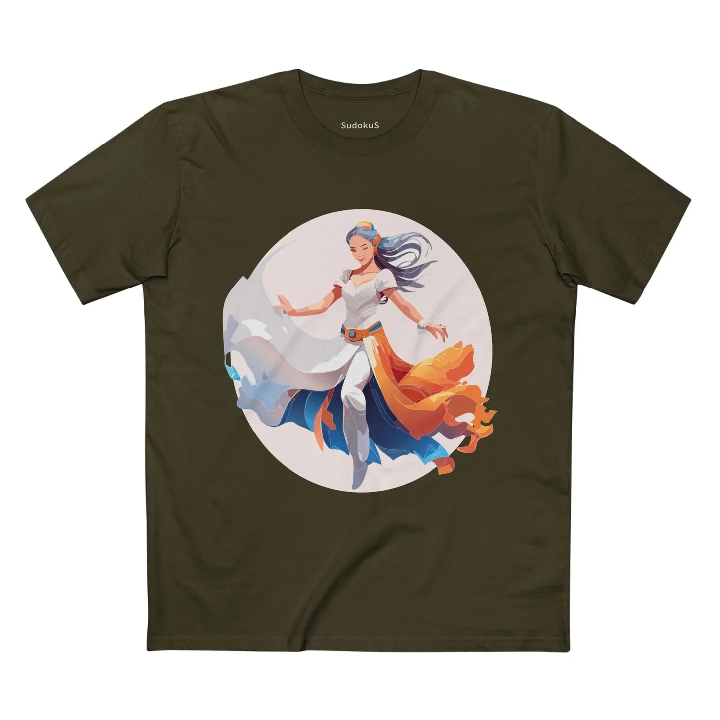 Dancer Graphic Unisex 100 Cotton Staple Tee 13