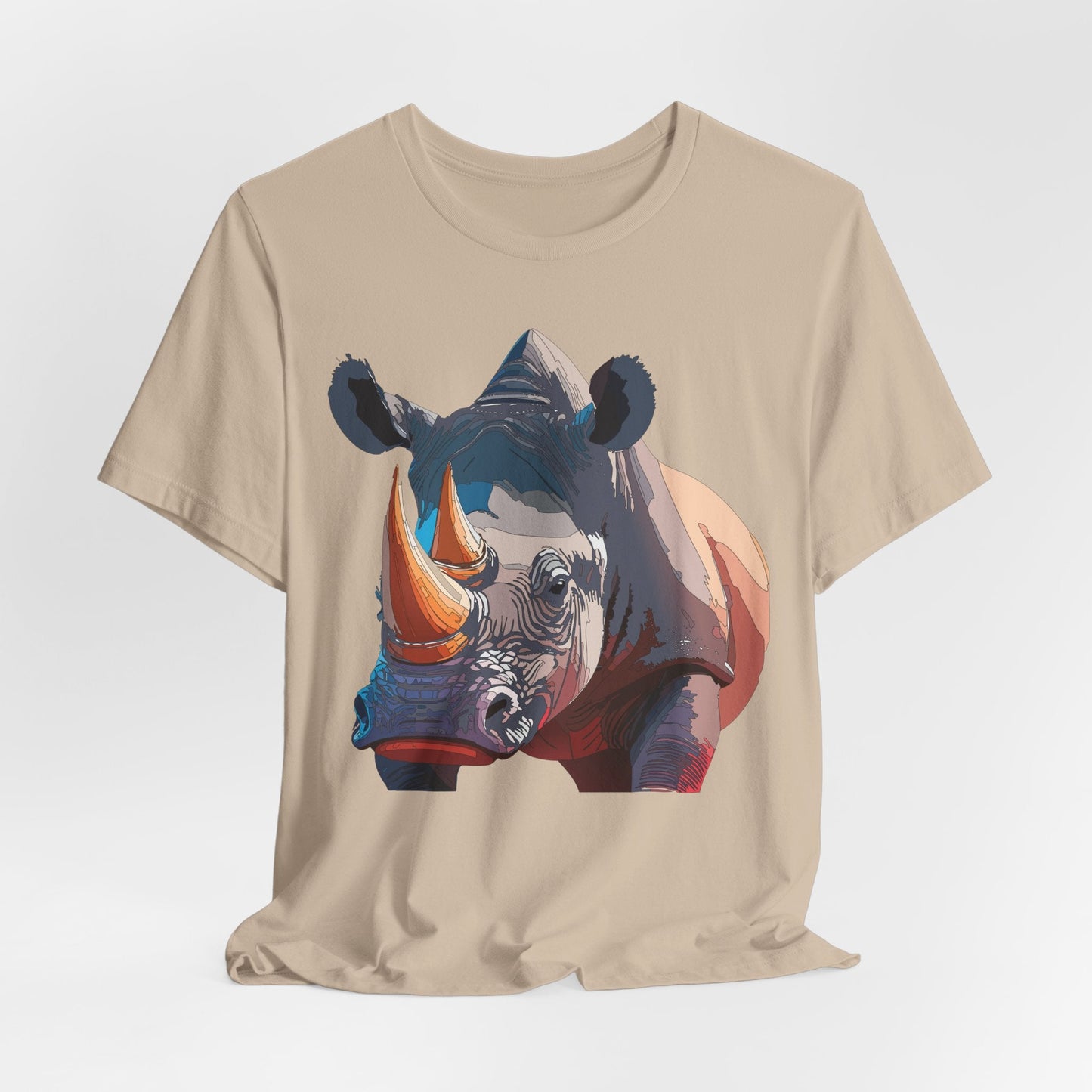 Unisex Animal Shirt Tee With Art Design Wild Animals Gildan Softstyle 64000 Graphic Tee