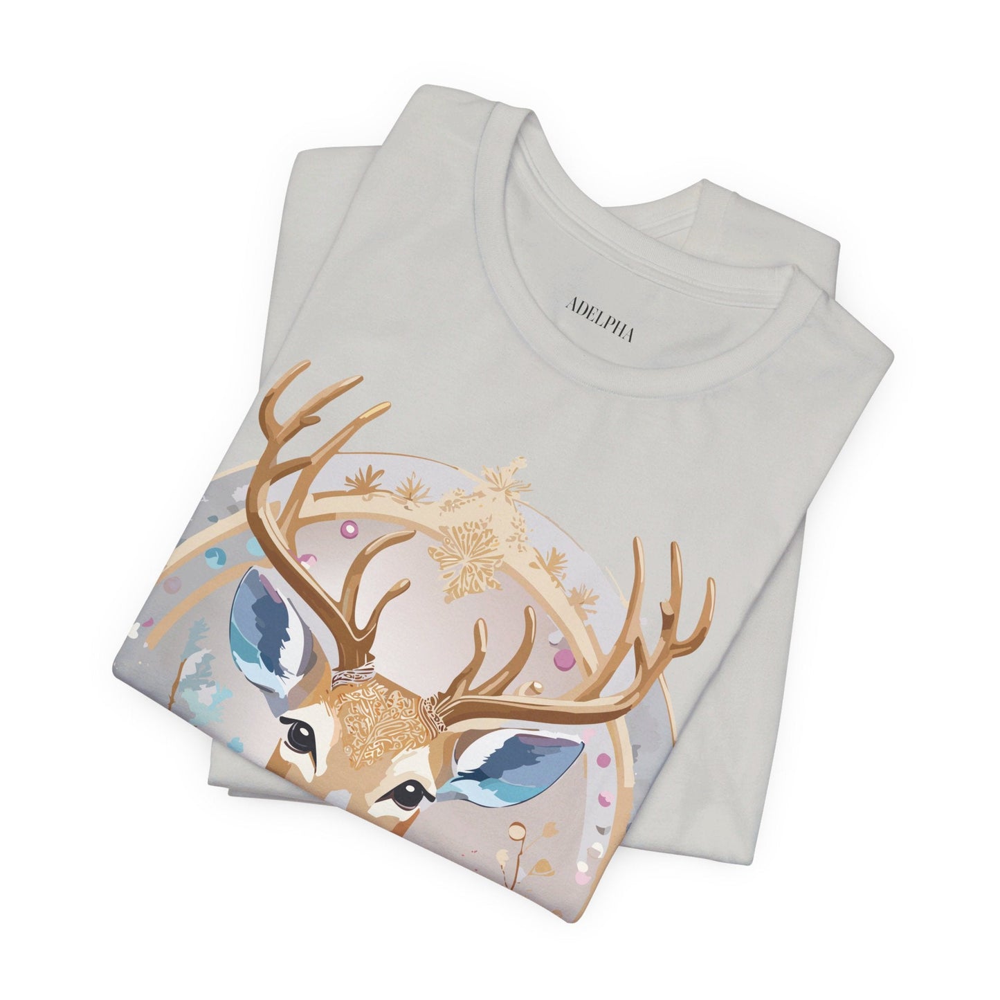Adelpha Medallion Graphic Tee Unisex Short Sleeve Vintage Inspired Artwork Shirt