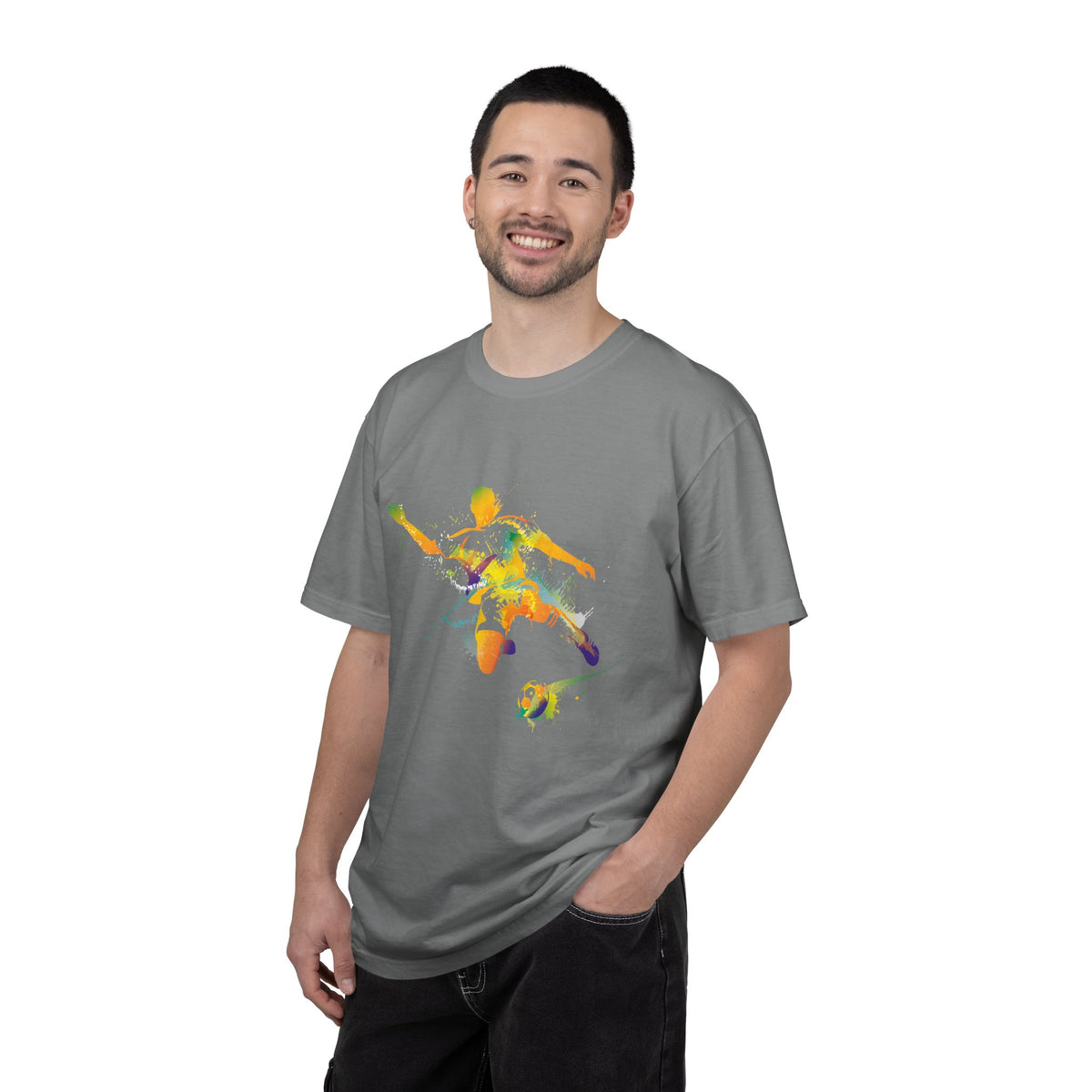 Sports Graphic Unisex T-Shirt Garment Dyed Cotton Relaxed Fit Comfort Colors 6