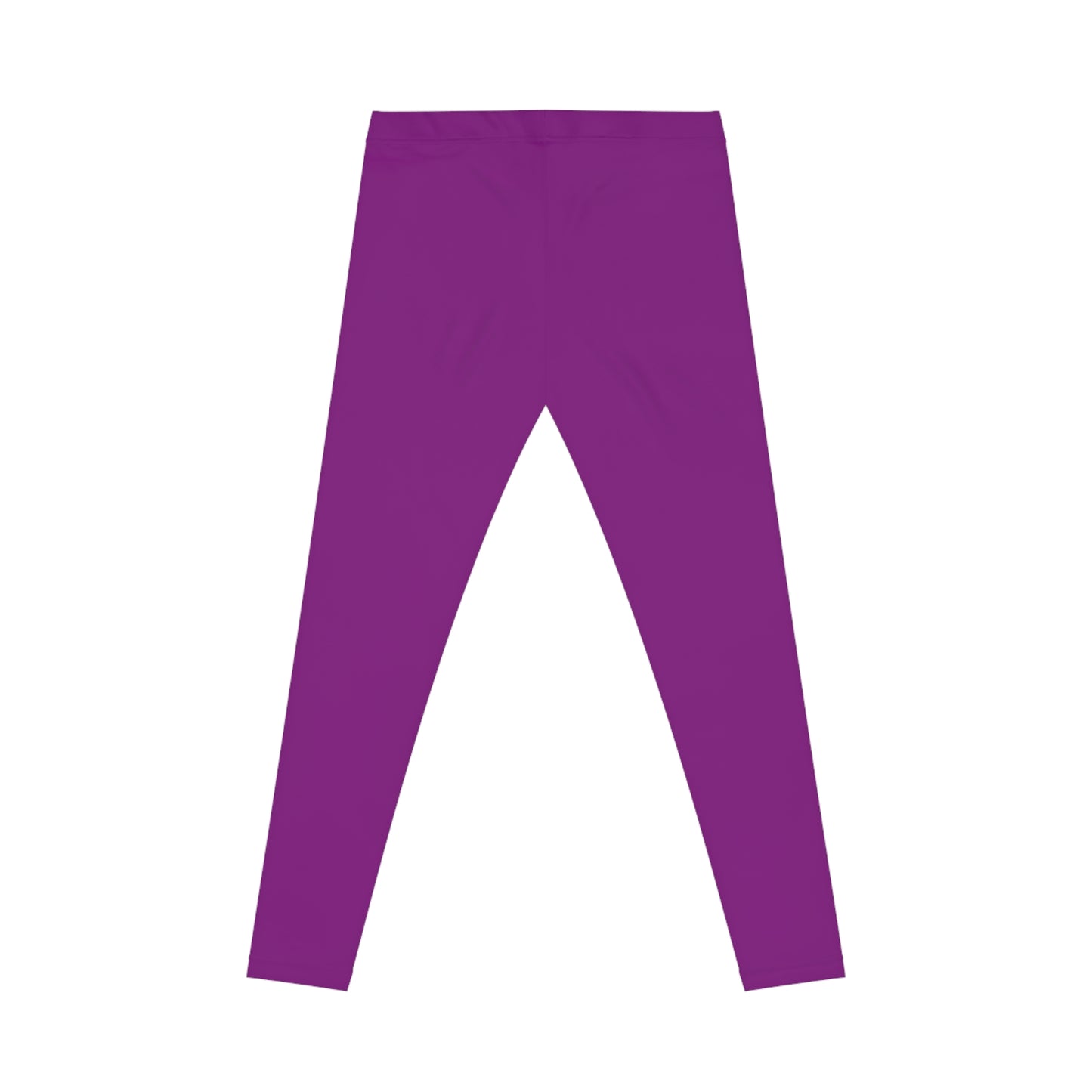 Purple Color Women's Poly-Span Casual Leggings XS-2XL