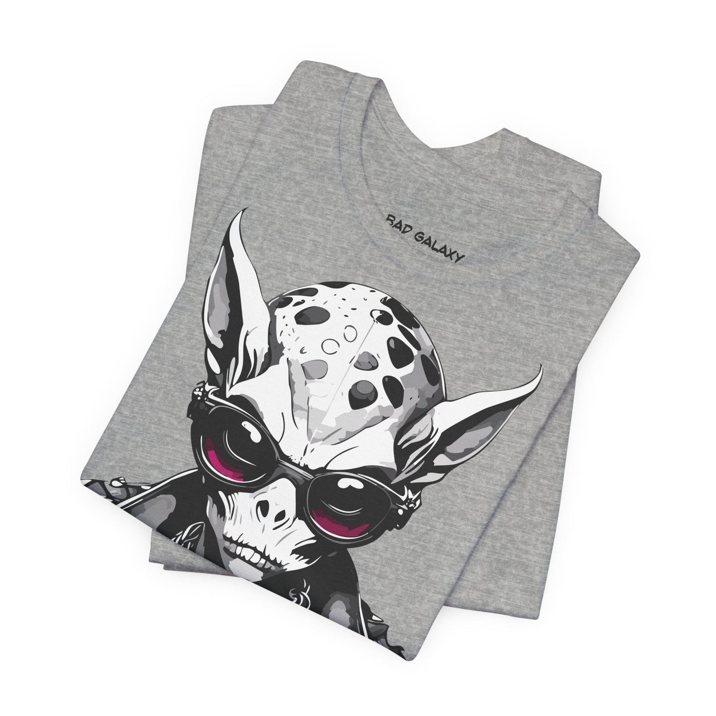 Alien Tee Shirt From Bad Galaxy 100 Cotton Made To Order With Eco Friendly Inks USA