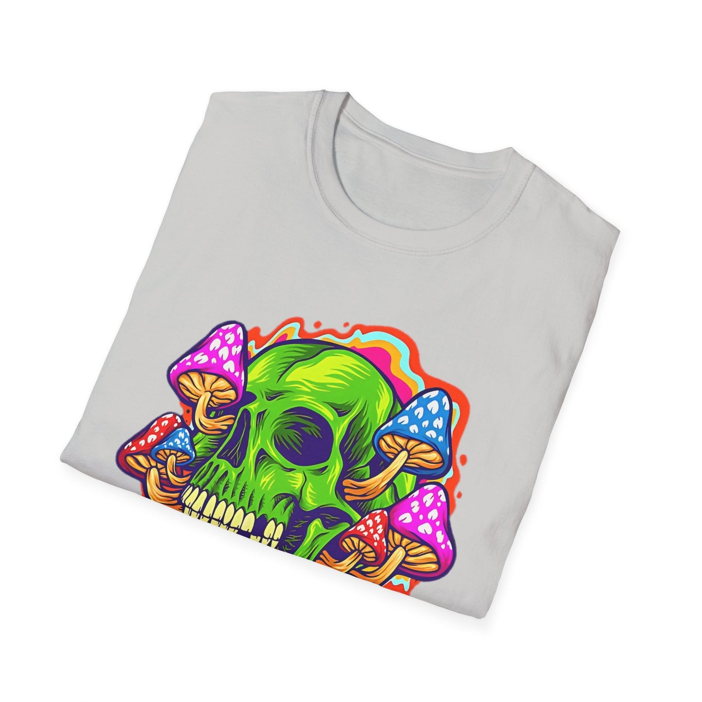 Skull Tee Shirt Unisex Skeleton Shirt With Skull Design Gildan Softstyle 64000 Cotton Tee