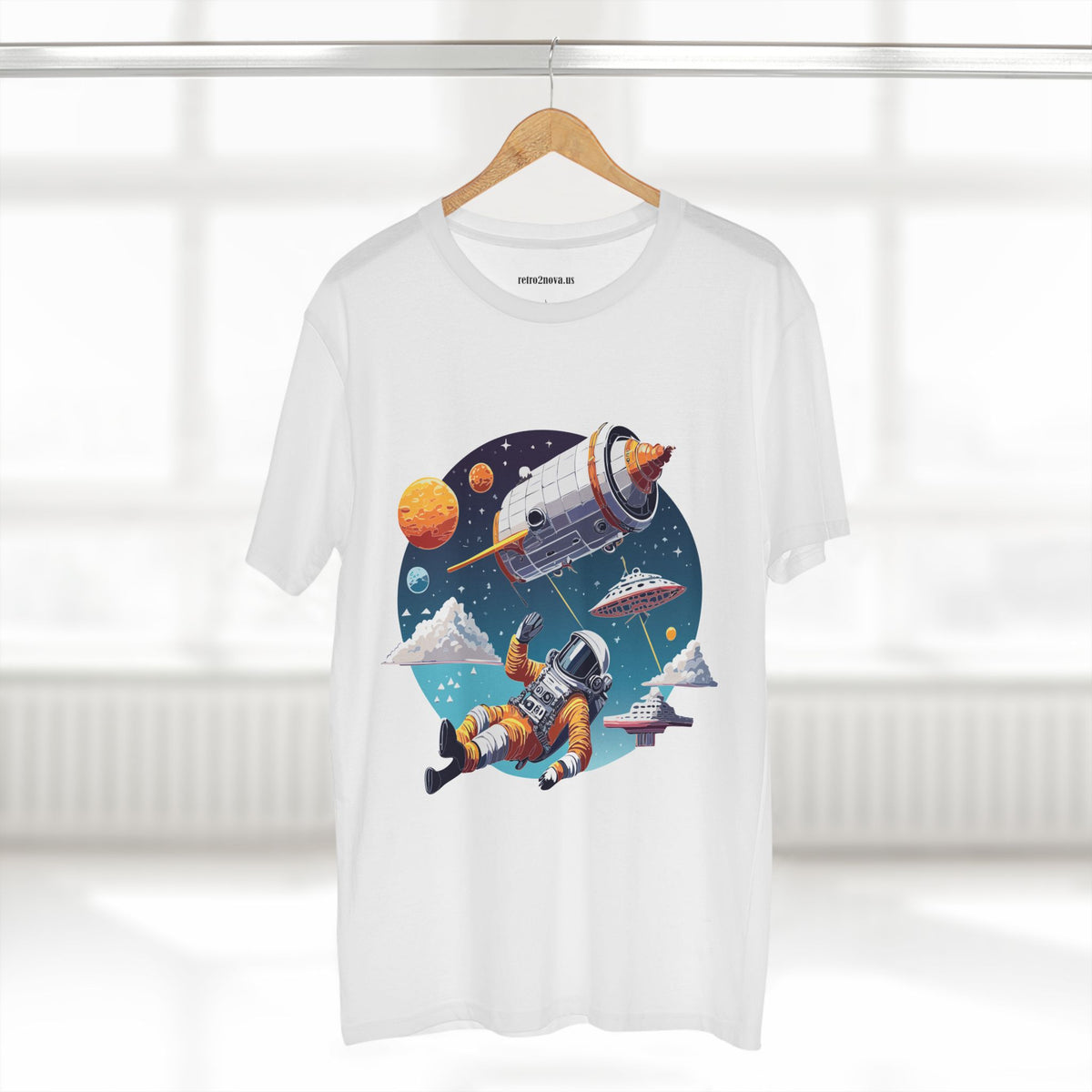 Cosmos Astronaut Graphic Tee Staple Unisex 100 Cotton Tee Shirt - CS-45