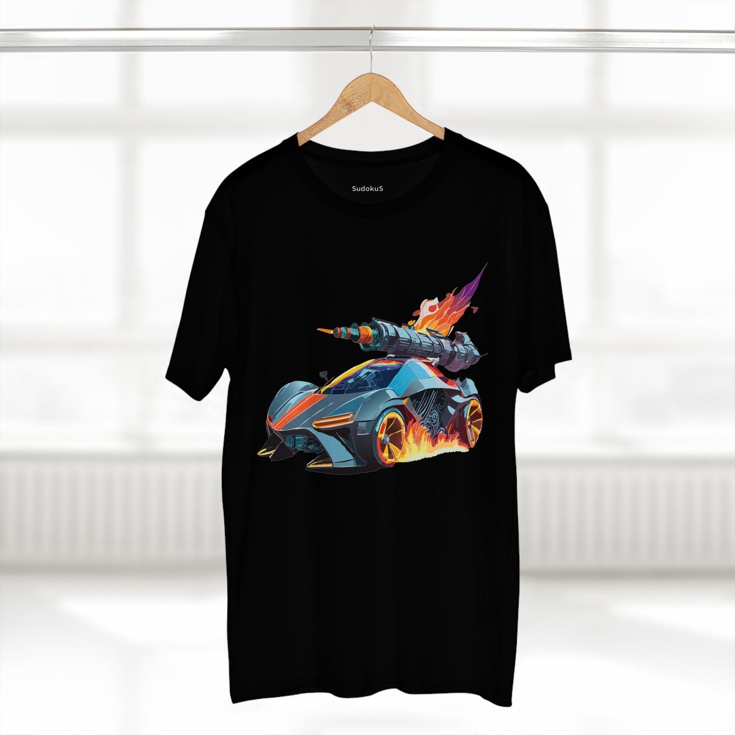 Car Graphic Unisex 100 Cotton Staple Tee 17